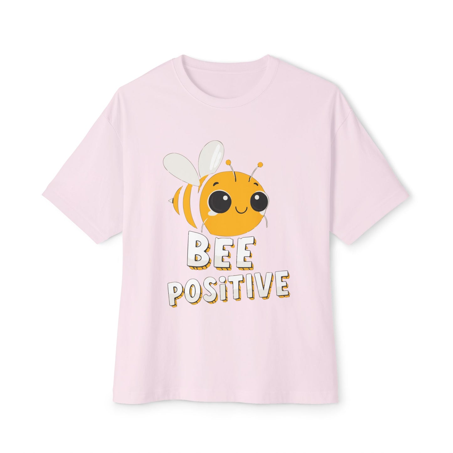 Oversized boxy Tee – Snazzy Bee positive Edition