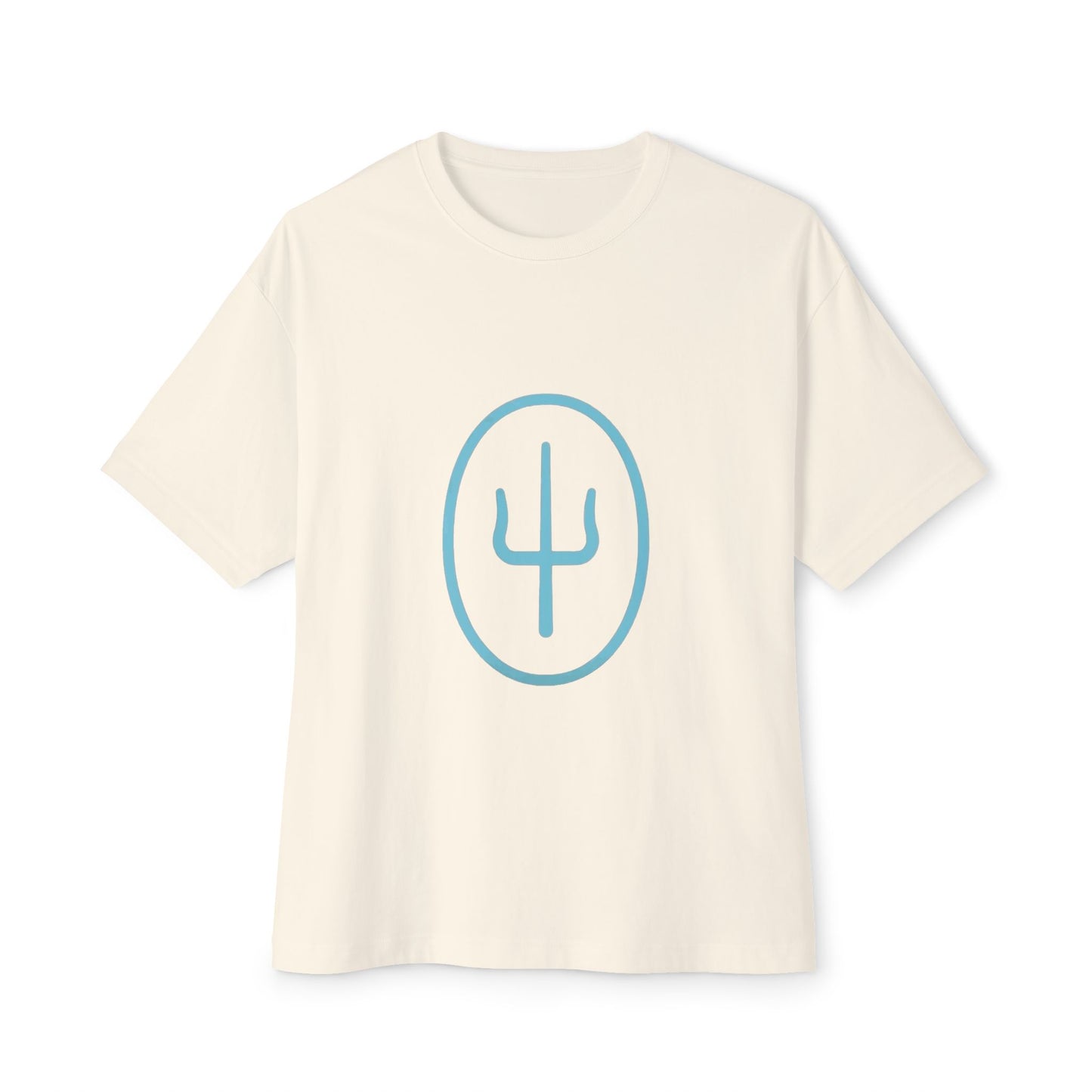 Split Mark Unisex Oversized Boxy Tee