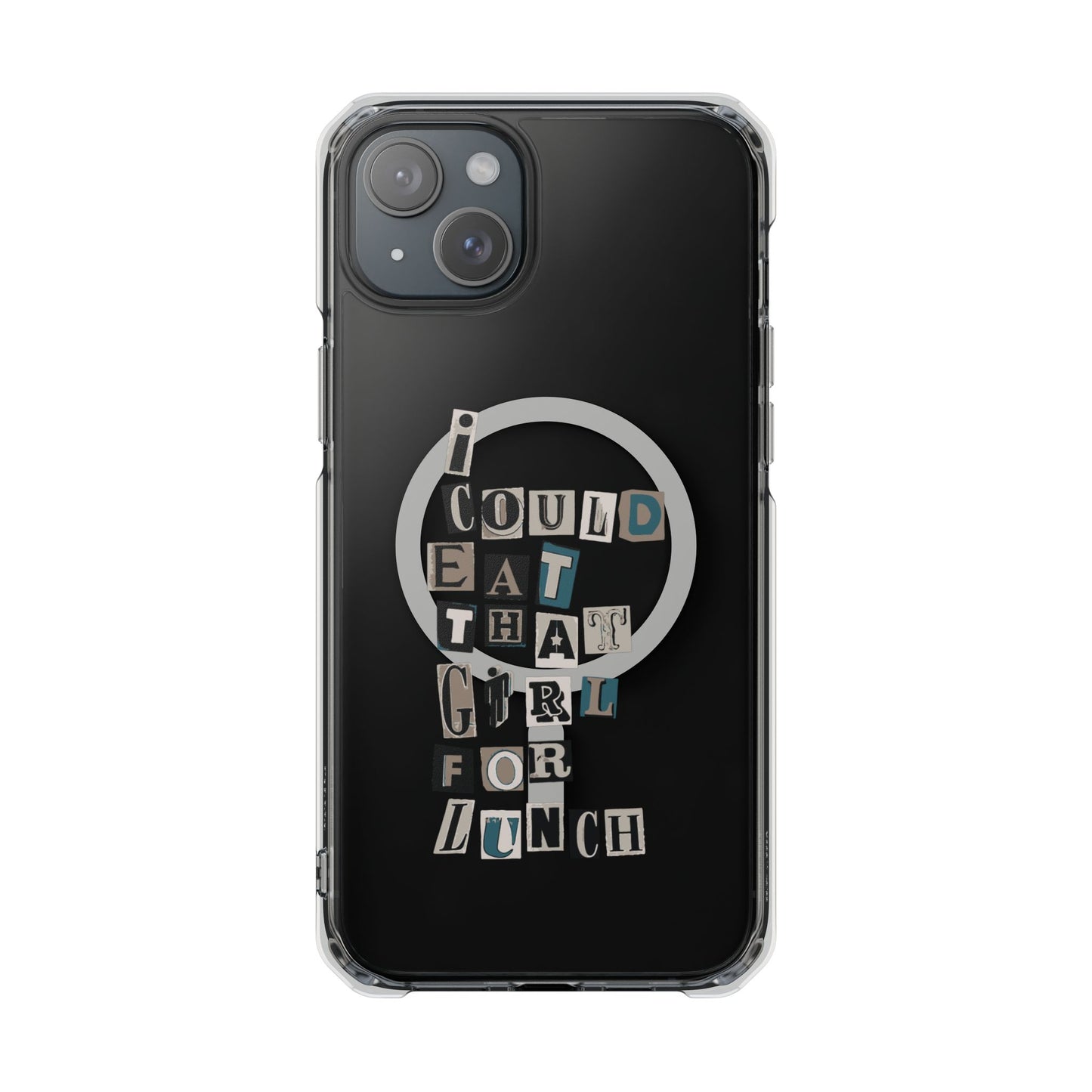 Mixed Message Collage Magnetic Clear Impact Case