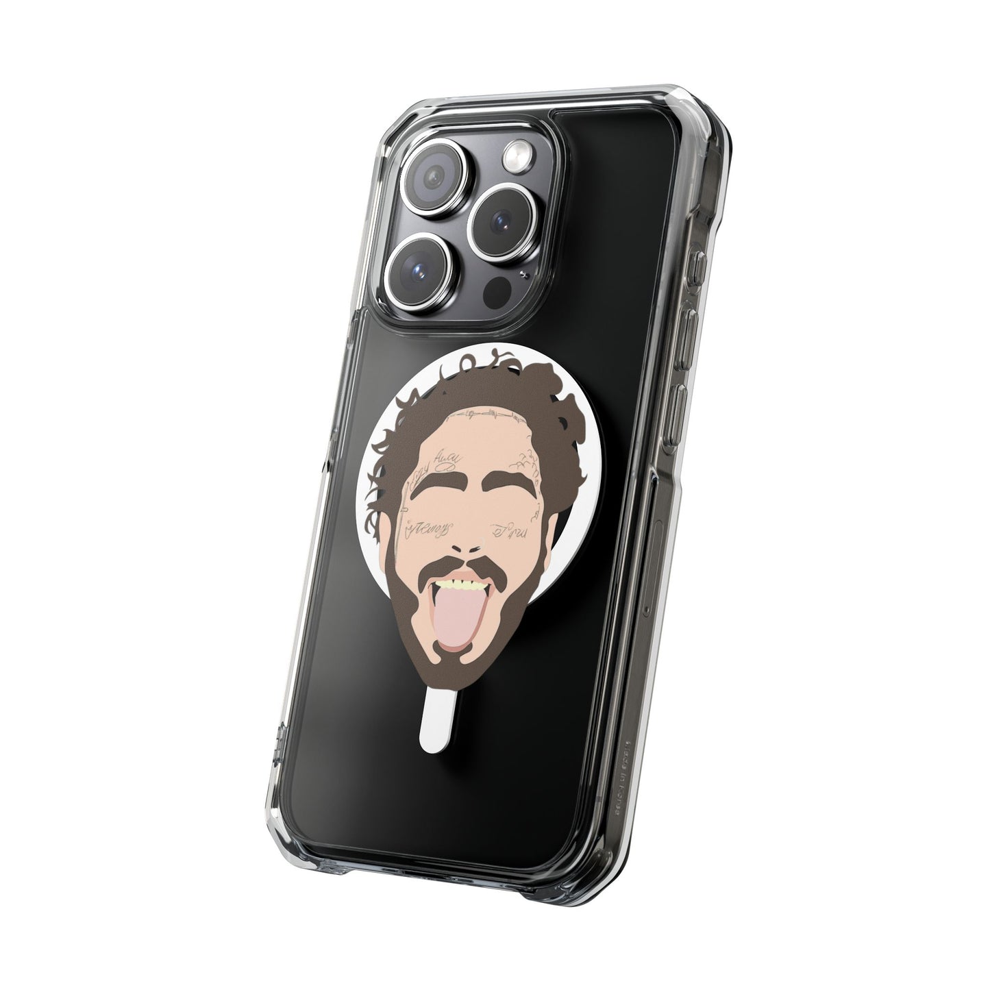 Minimalist Tongue Out Cartoon Face Magnetic Impact Case