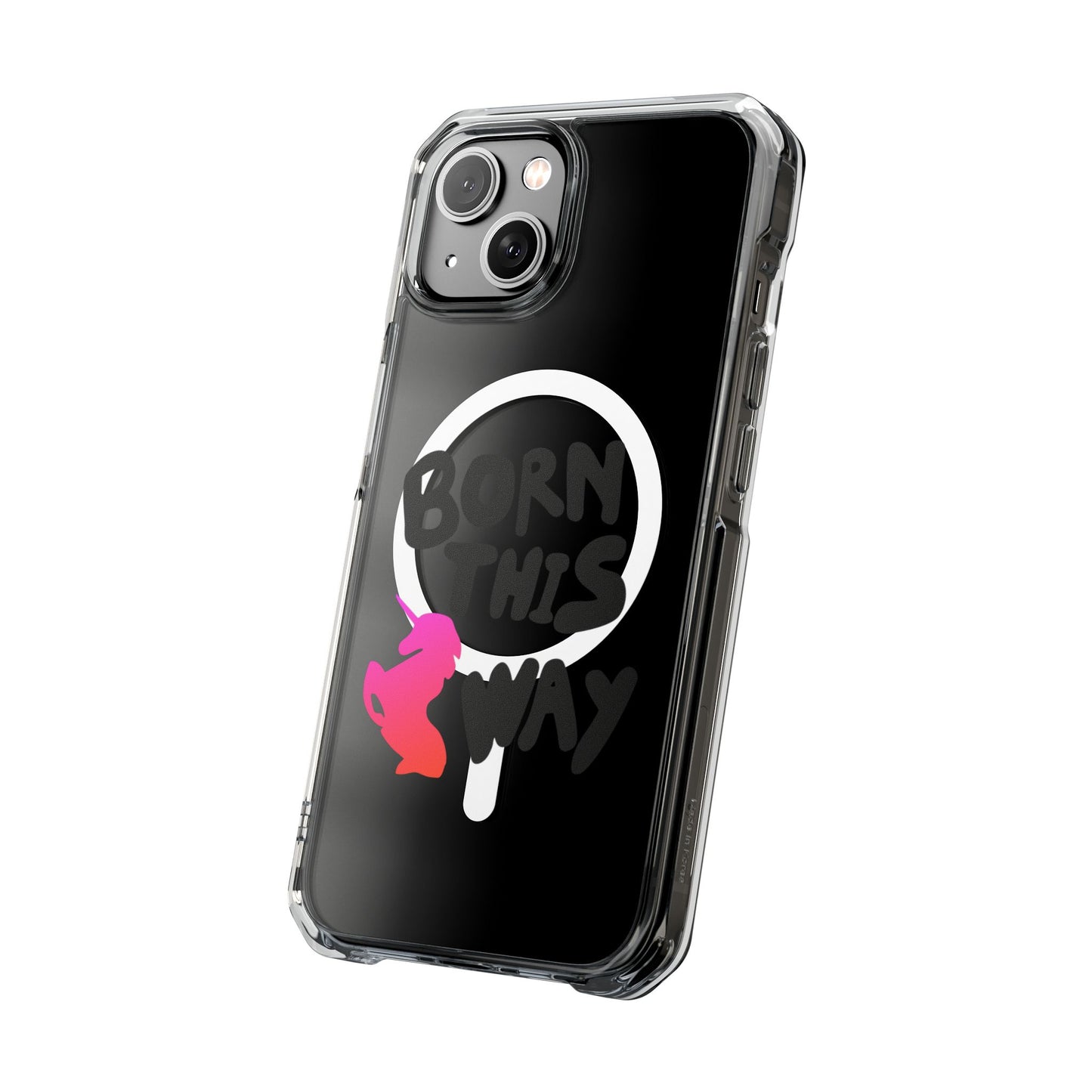Born This Way Unicorn Magnetic clear case