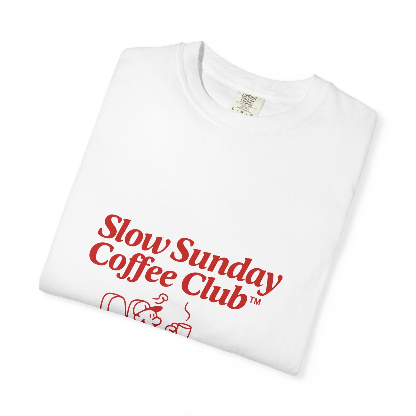Unisex Garment-Dyed T-shirt – Snazzy Coffe Club Edition
