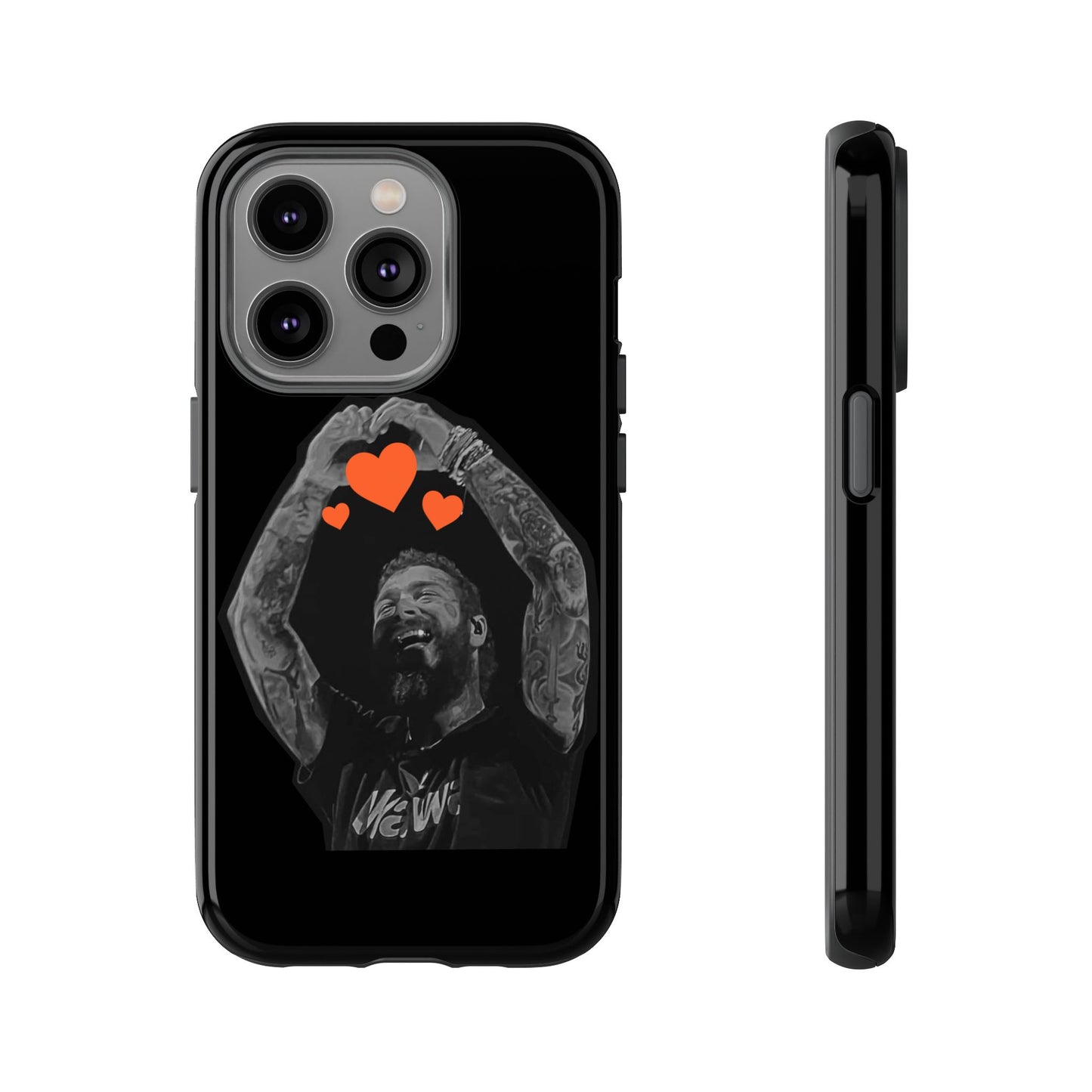 Tough iPhone Case (12–16 Pro Max) – Post Malone Heartfelt Wishes