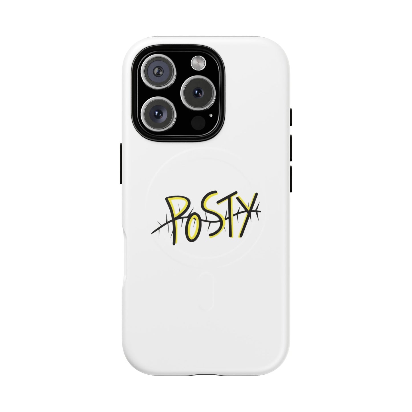 Abstract Black Barbed Wire Tough Magnetic Case