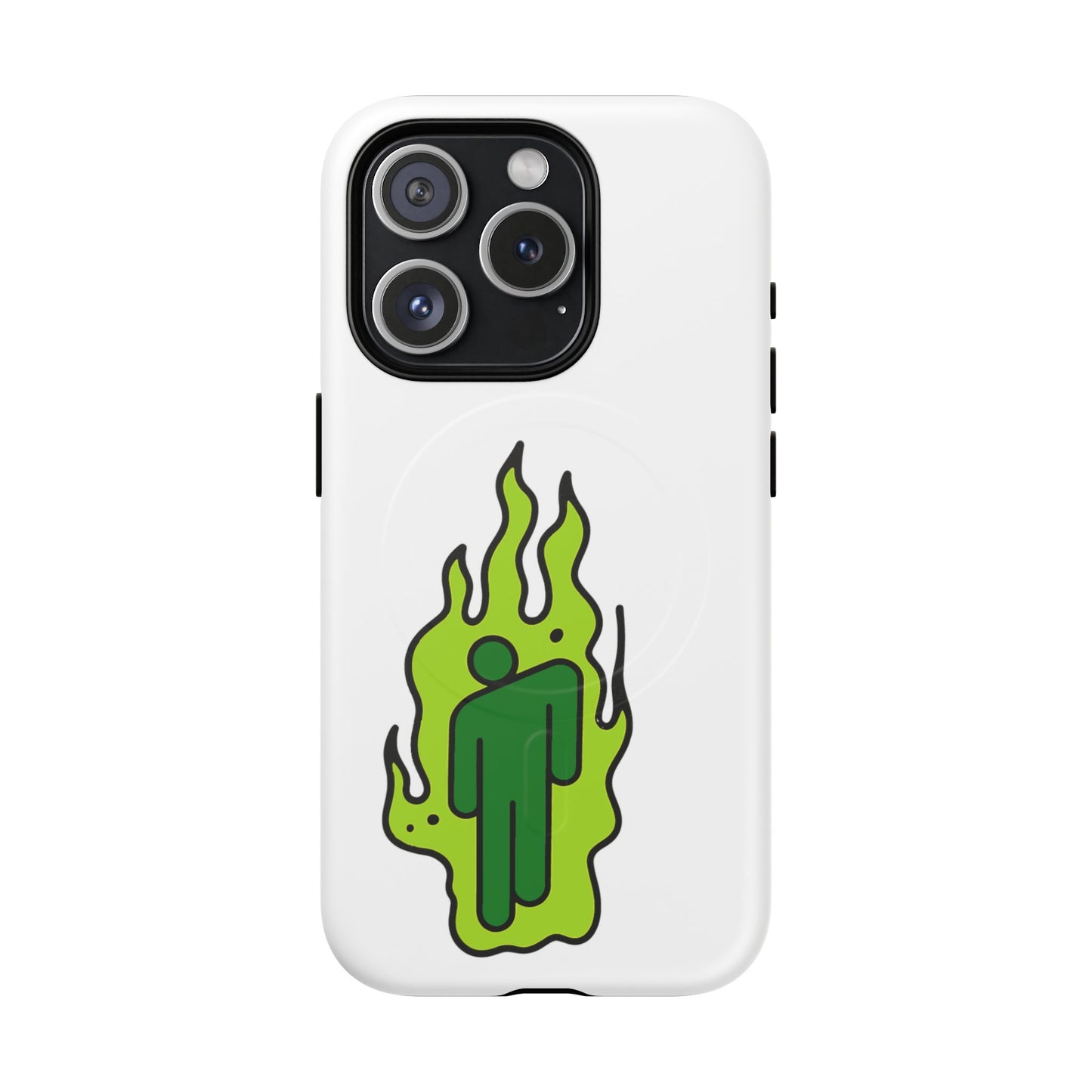 Green Flame Icon Tough Magnetic Case