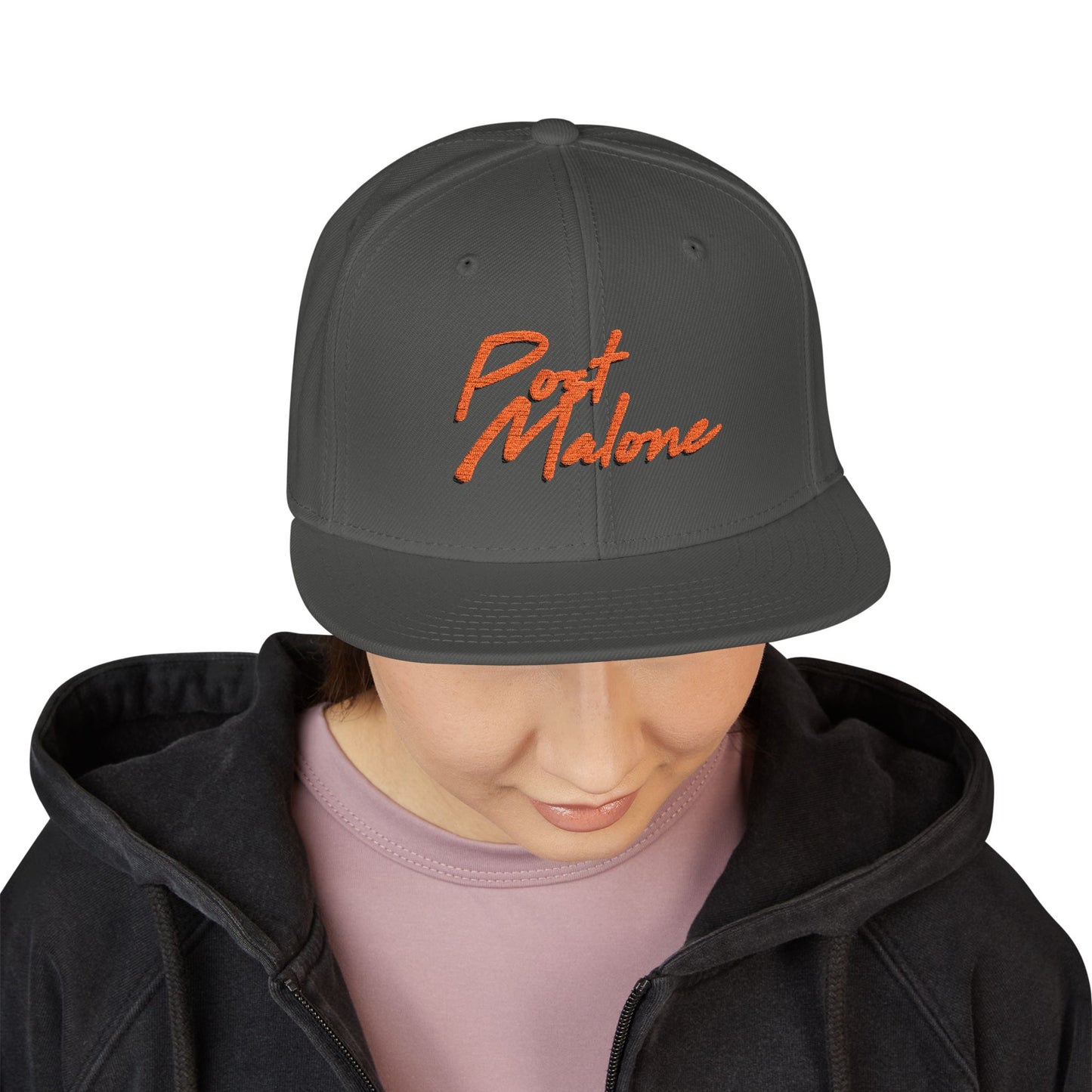 Snapback (Embroidery) – Post Melone Name Design