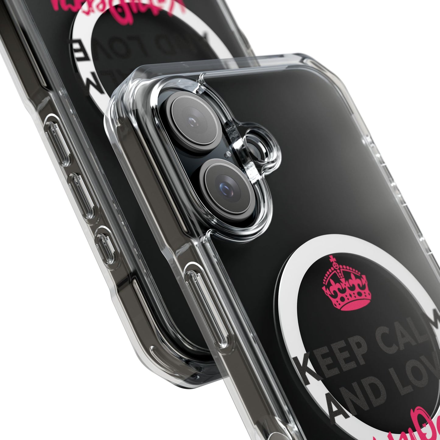 Crown over Katy Perry Signature” Magnetic Clear Impact cases