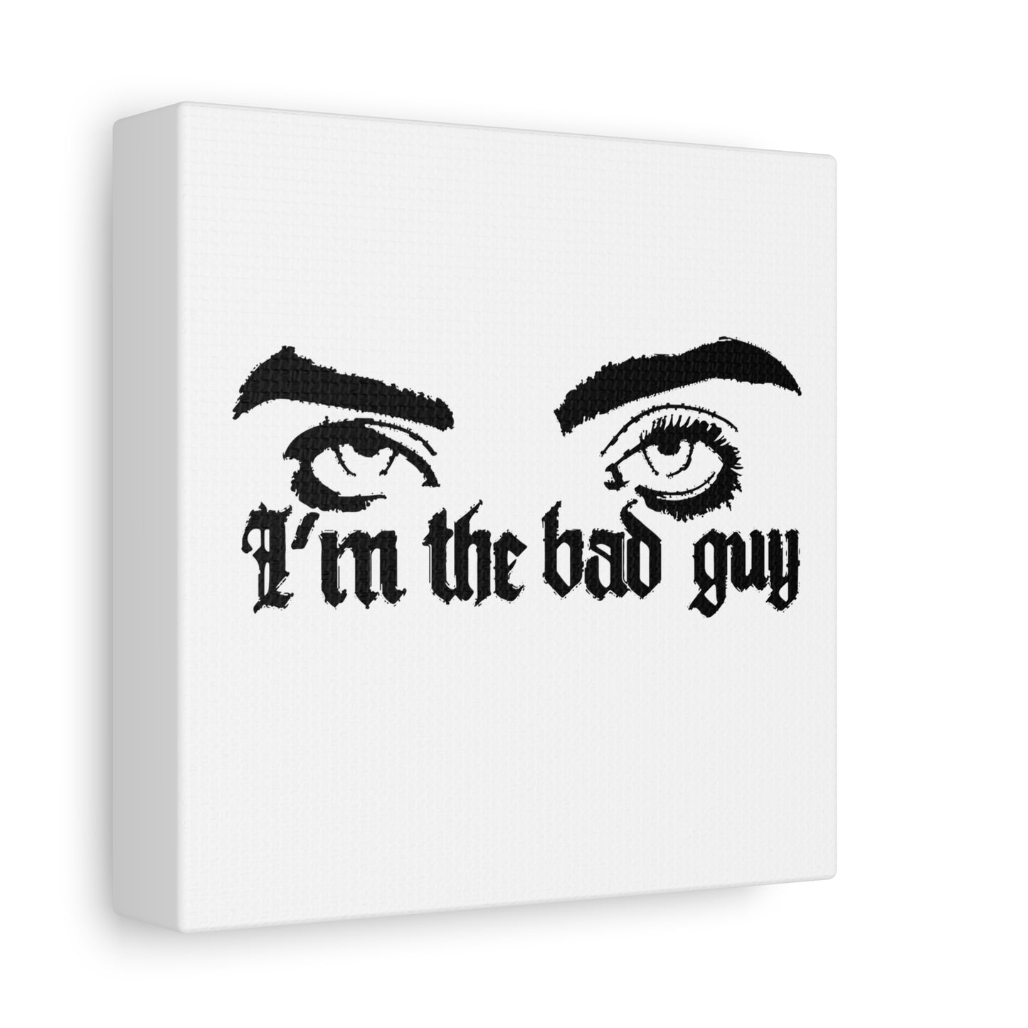 Eyes & Shadows Gothic Matte Canvas