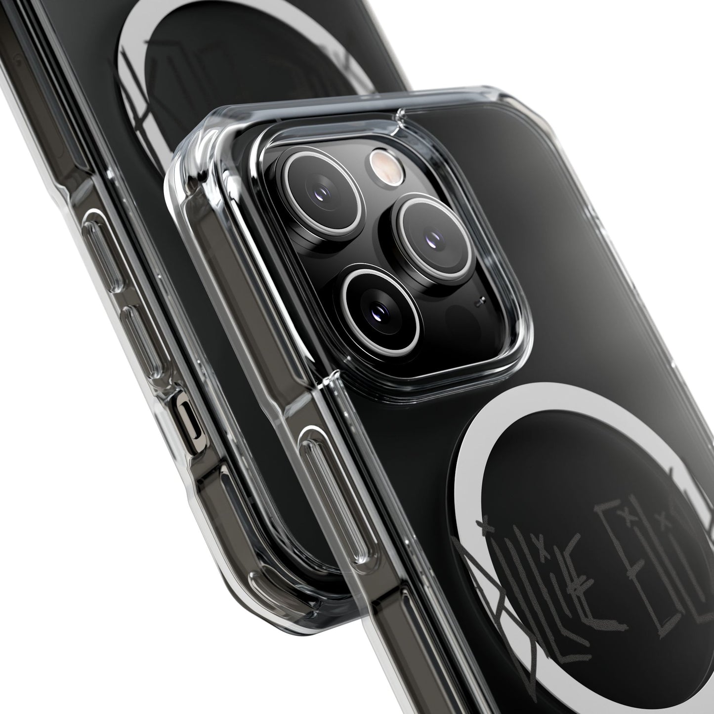 Twisted Ink Font Magnetic Clear Impact Case