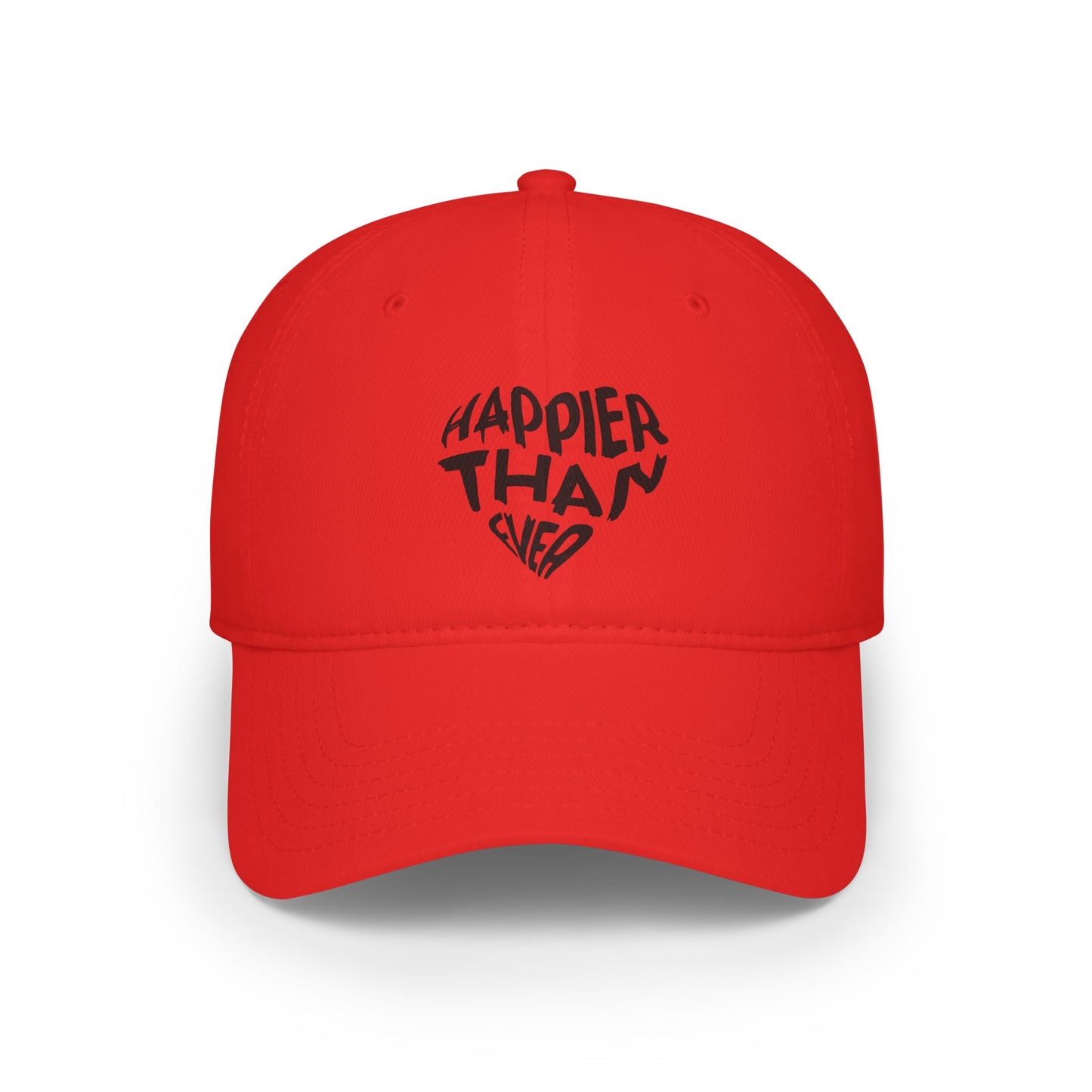 Happier Heart Lettering Baseball Cap