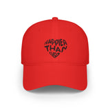 Happier Heart Lettering Baseball Cap