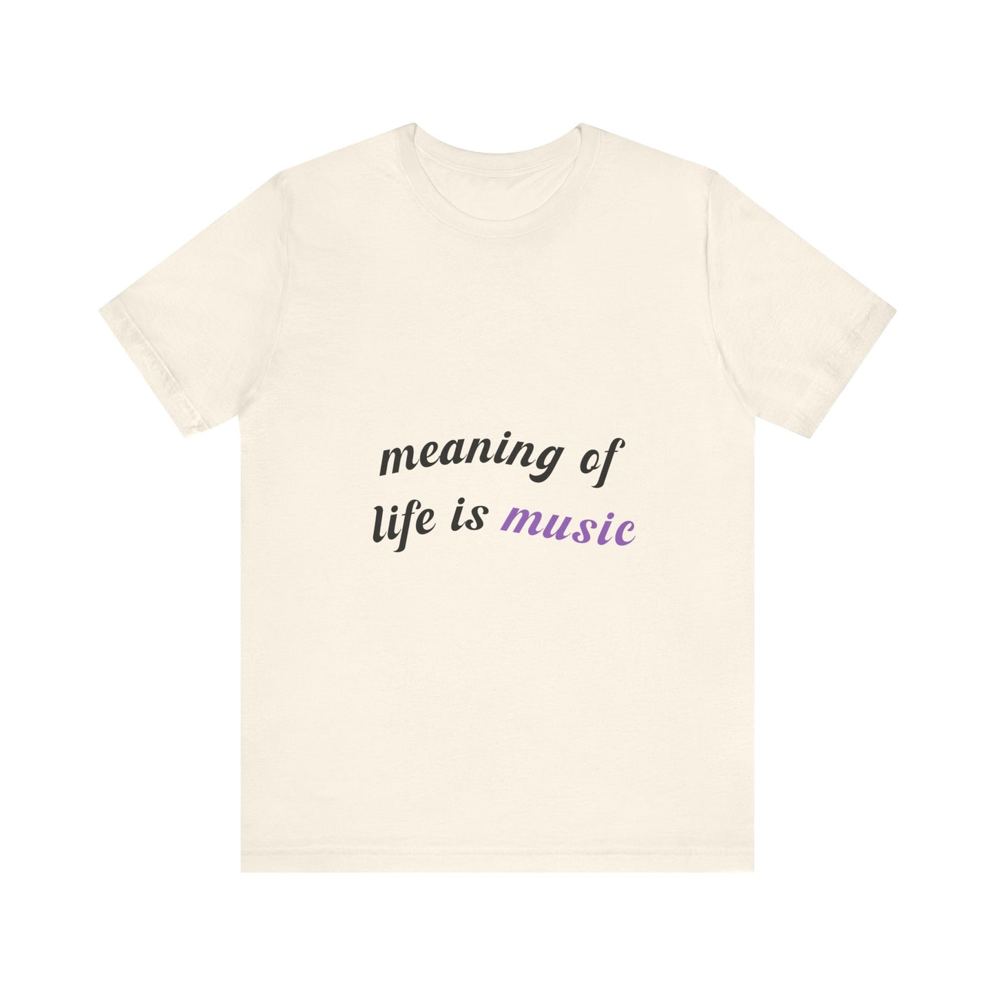 Feel the Music Vibe Unisex Jersey short sleeve tee