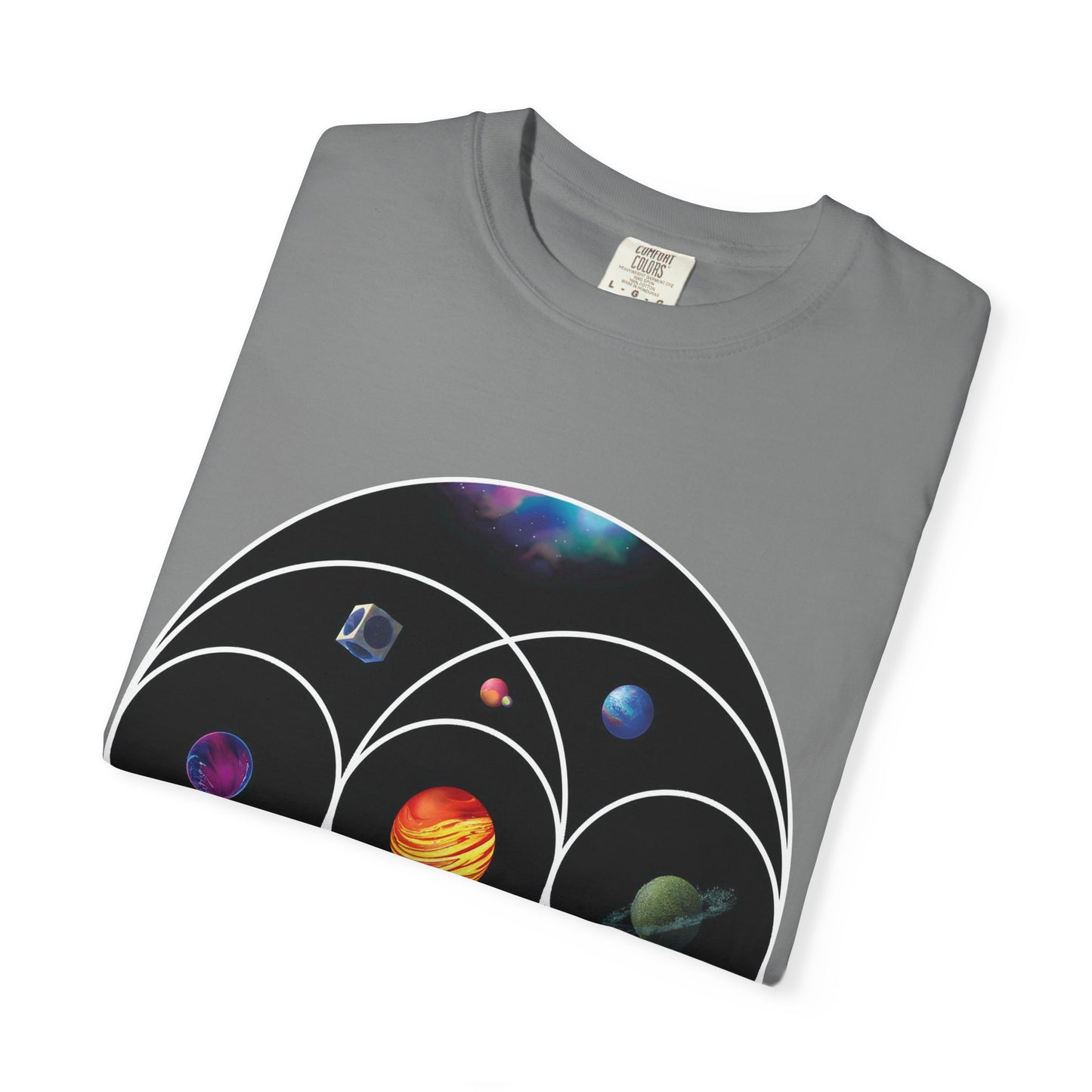 Unisex Garment-Dyed T-Shirt Inspired by Coldplay’s Illustration Concept