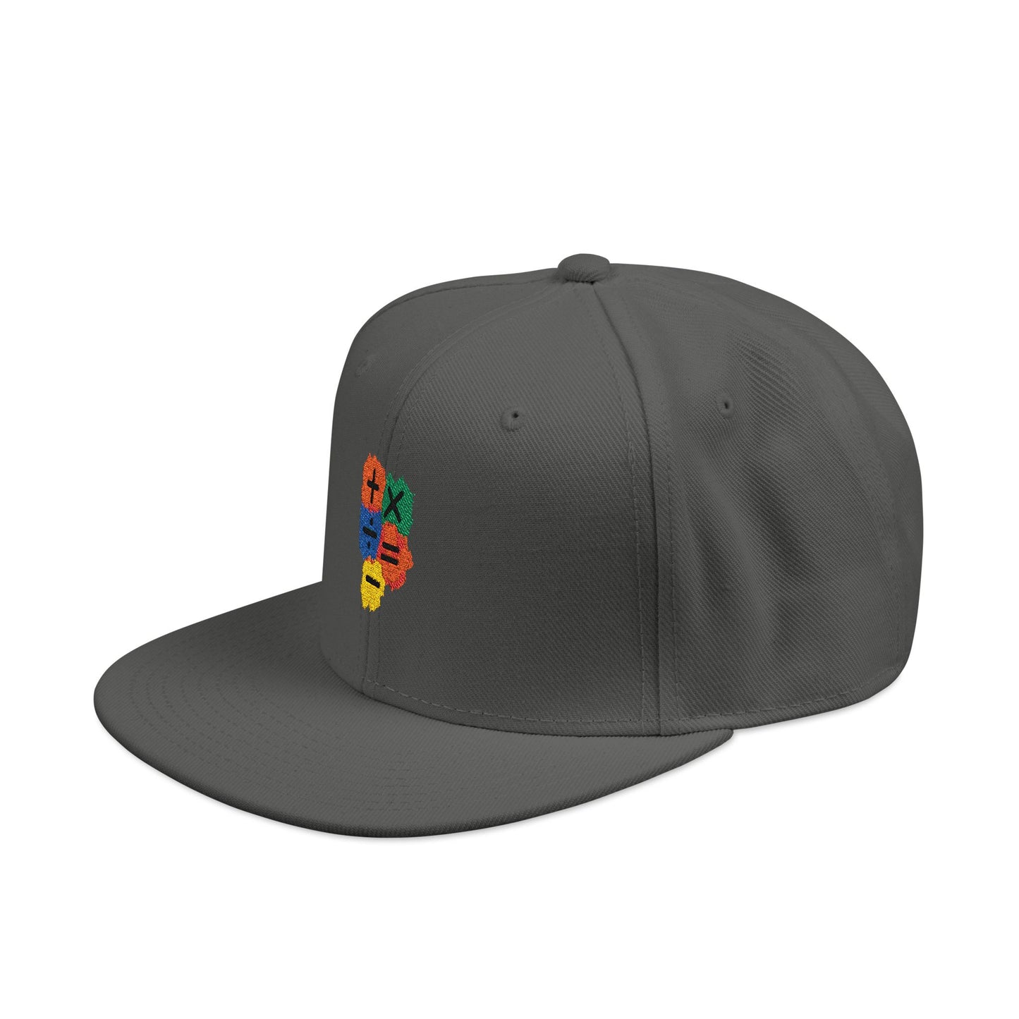 Orange Equals Symbol Snapback Cap