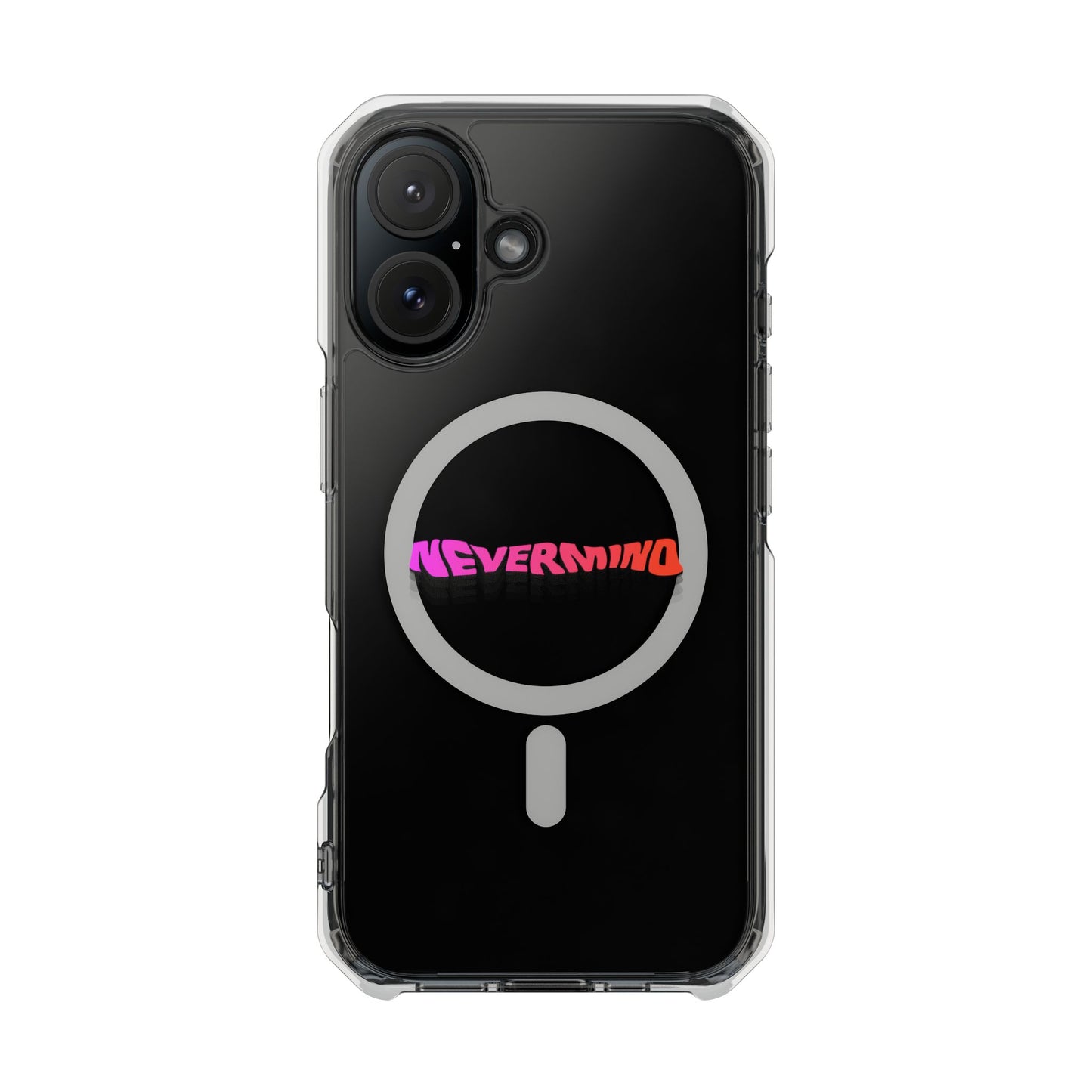 Wavy Groovy Typography Magnetic Clear Impact case
