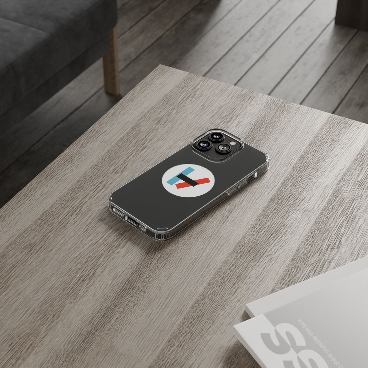 Circle Flame Clear Case