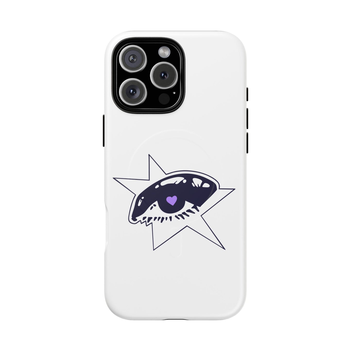 Purple Starry Eye Tough Magnetic phone case