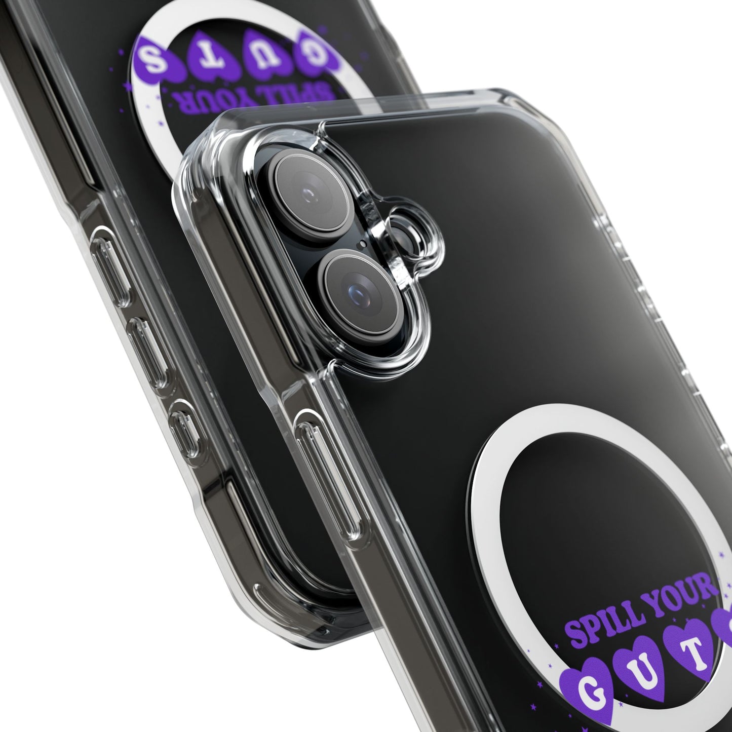 Spill Your Guts Heart Magnetic Clear Impact Case