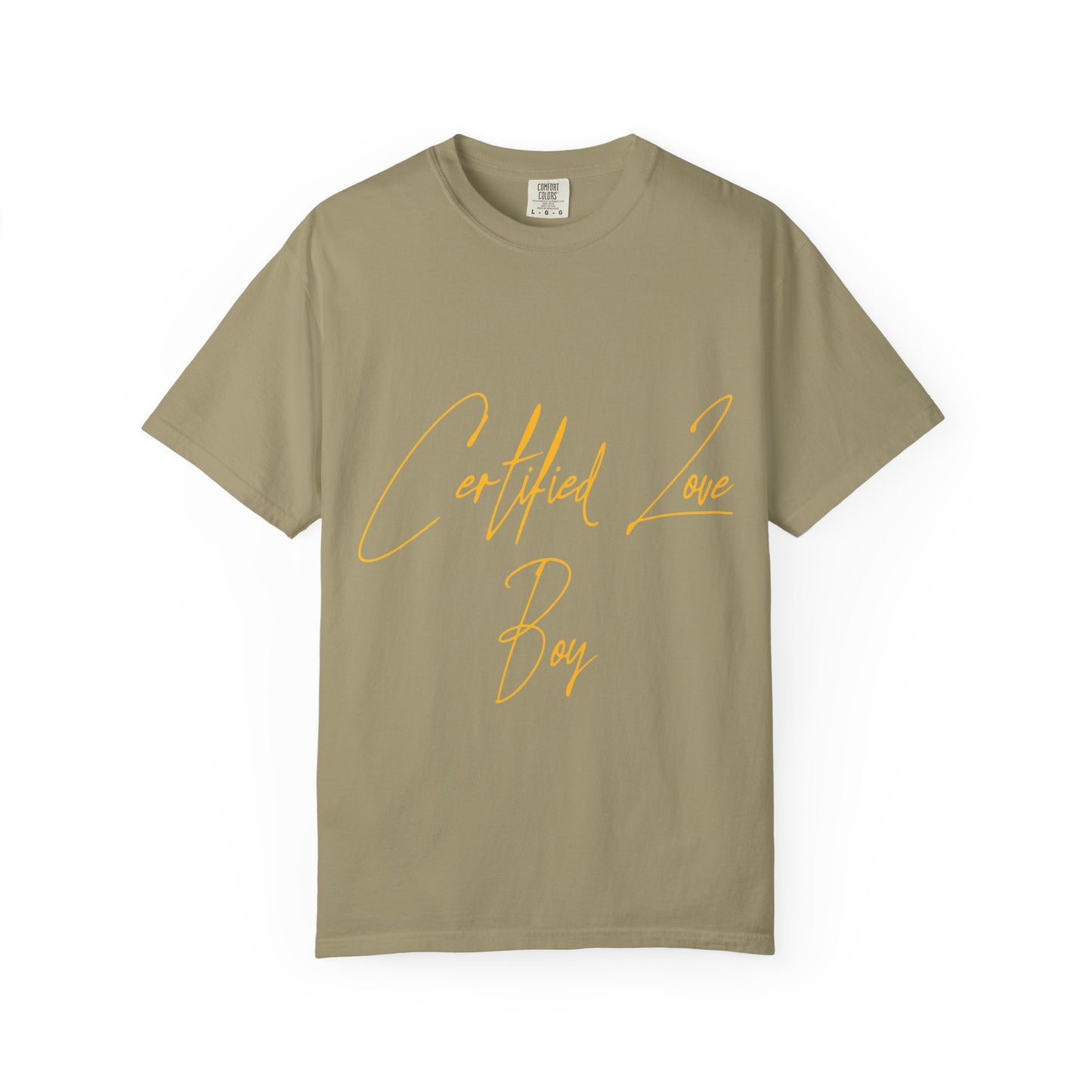 Certified Lover Boy Script Dyed Tshirt