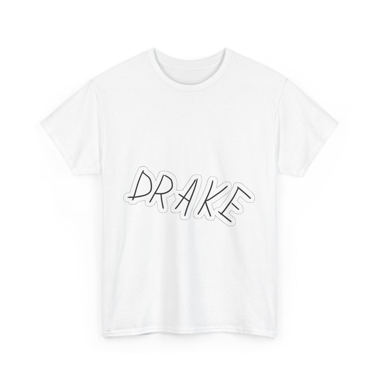 Dra-ke Graffiti Script Heavy Cotton Tee