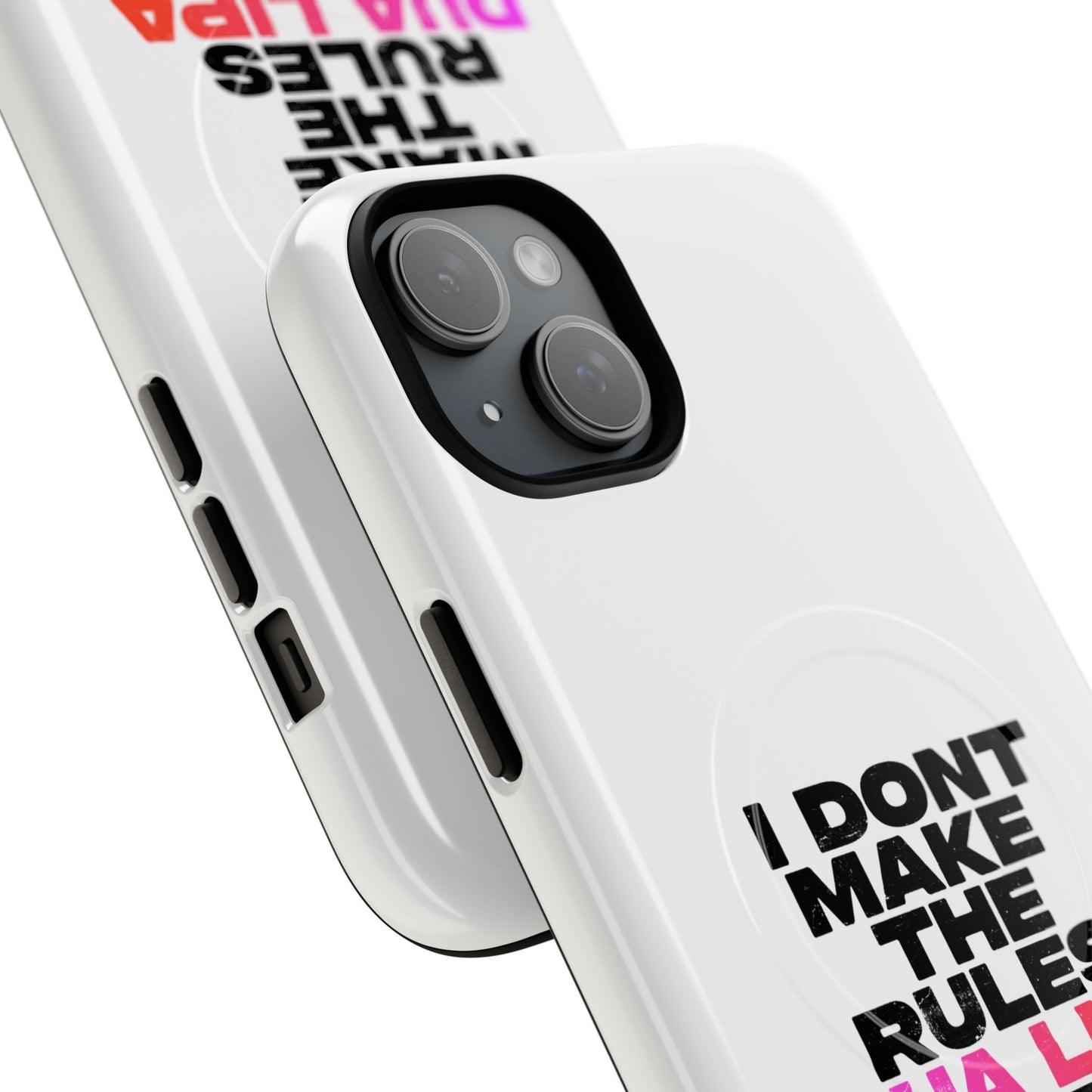 Retro Fade Letter Tough Magnetic Case