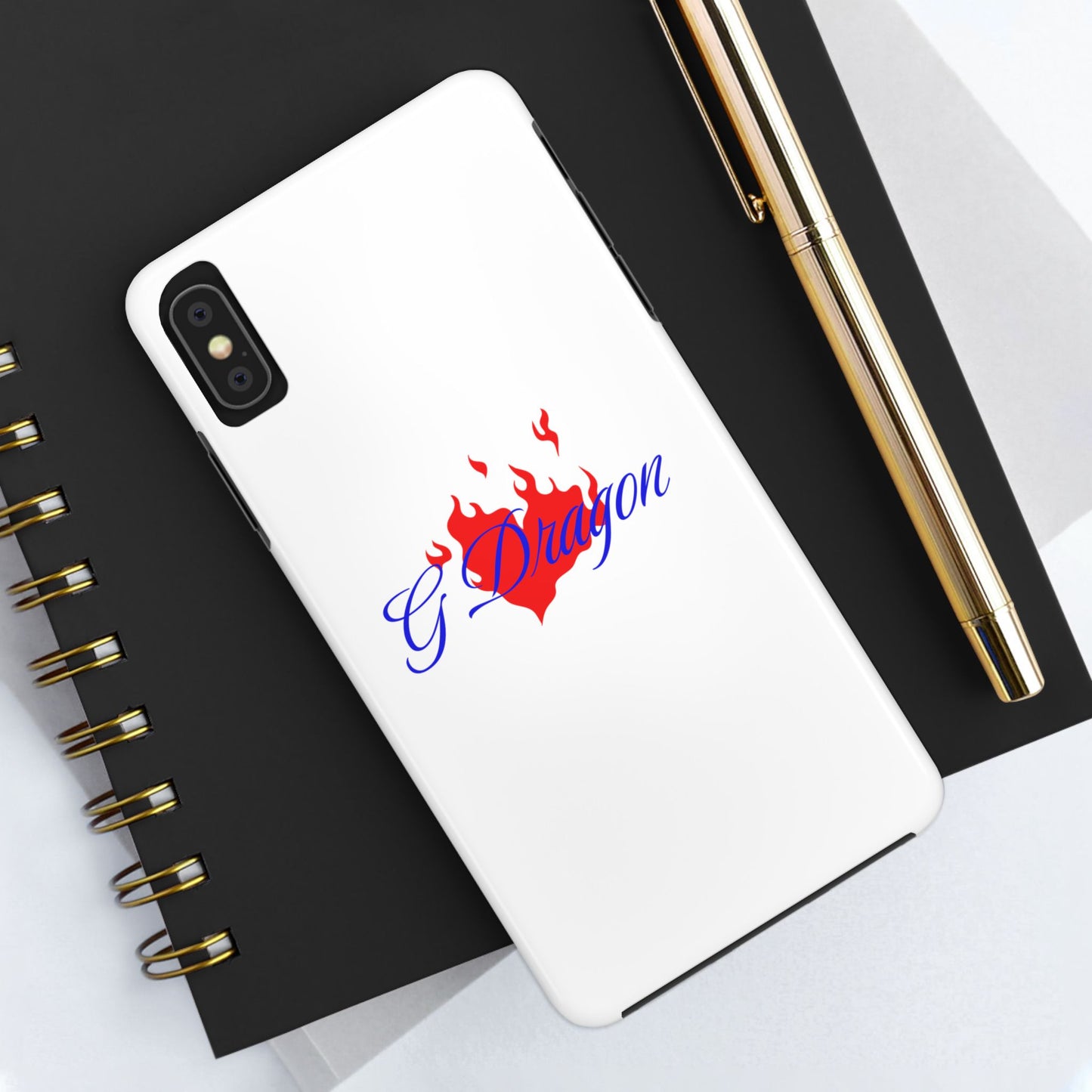 Heart on Fire Bold Script Tough Magnetic Case