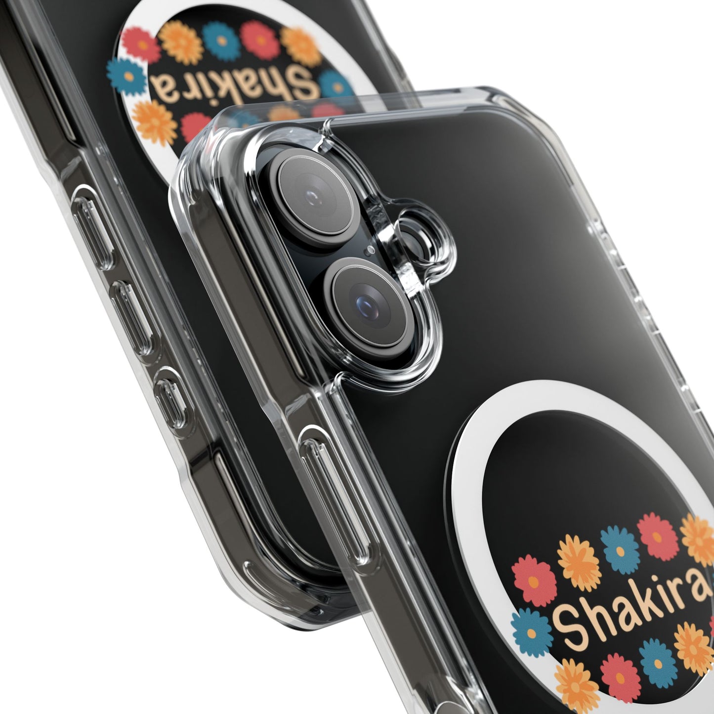 Retro Floral Groove Clear Impact case
