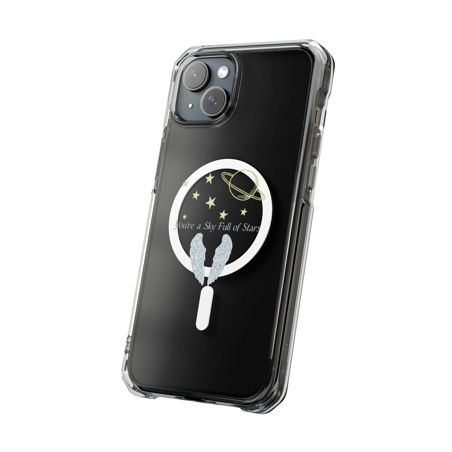 Starry Sky Wings Magnetic Clear Impact case