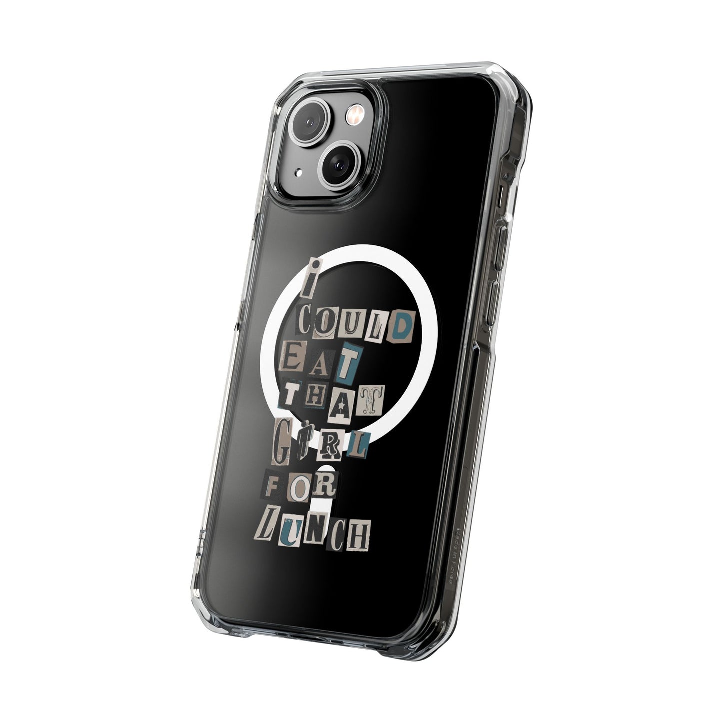 Mixed Message Collage Magnetic Clear Impact Case