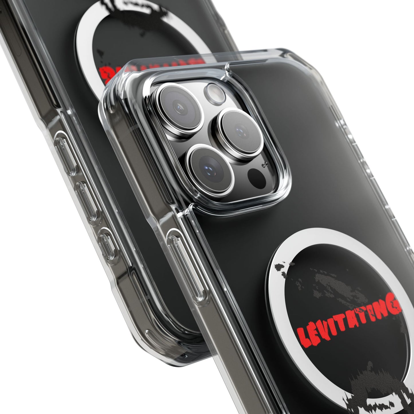 Levitating Vibes Magnetic Clear Impact case