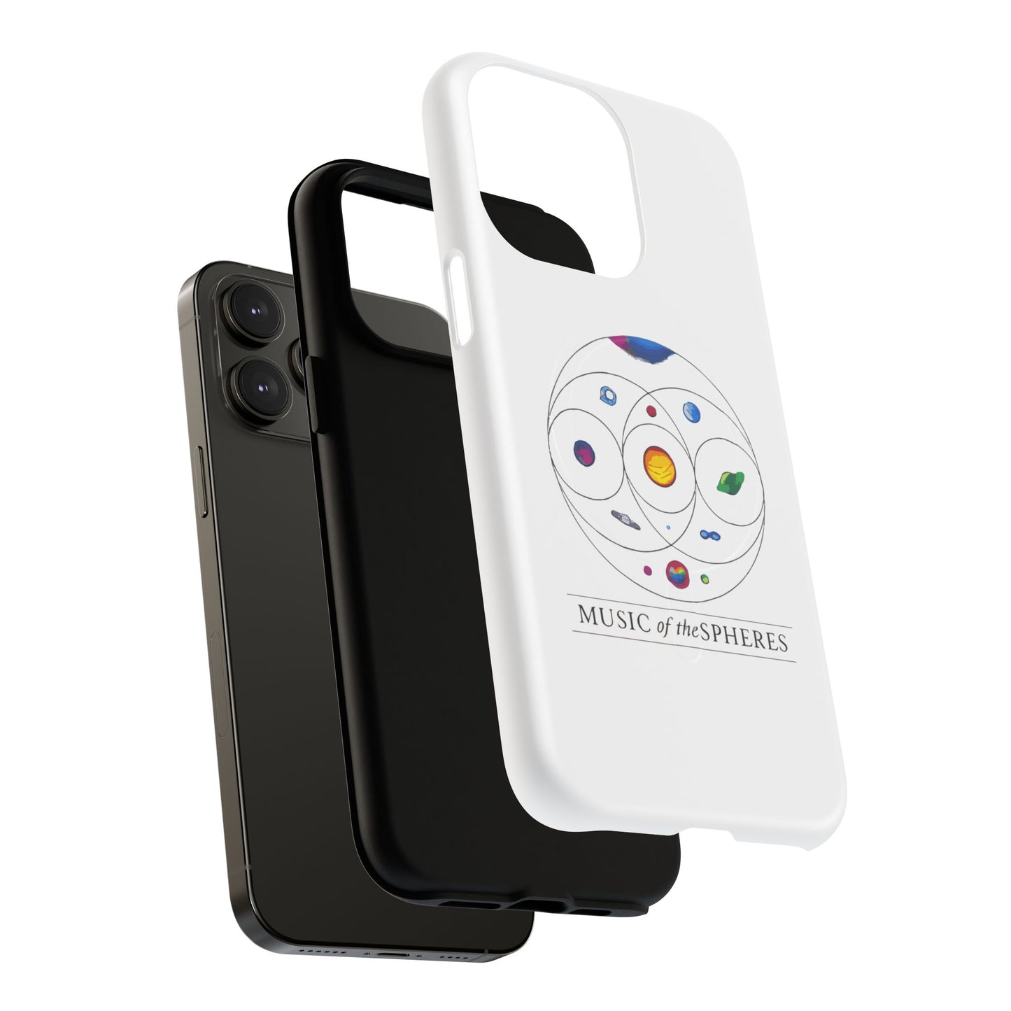 Colorful Planetary Orbit Diagram Tough Magnetic Case