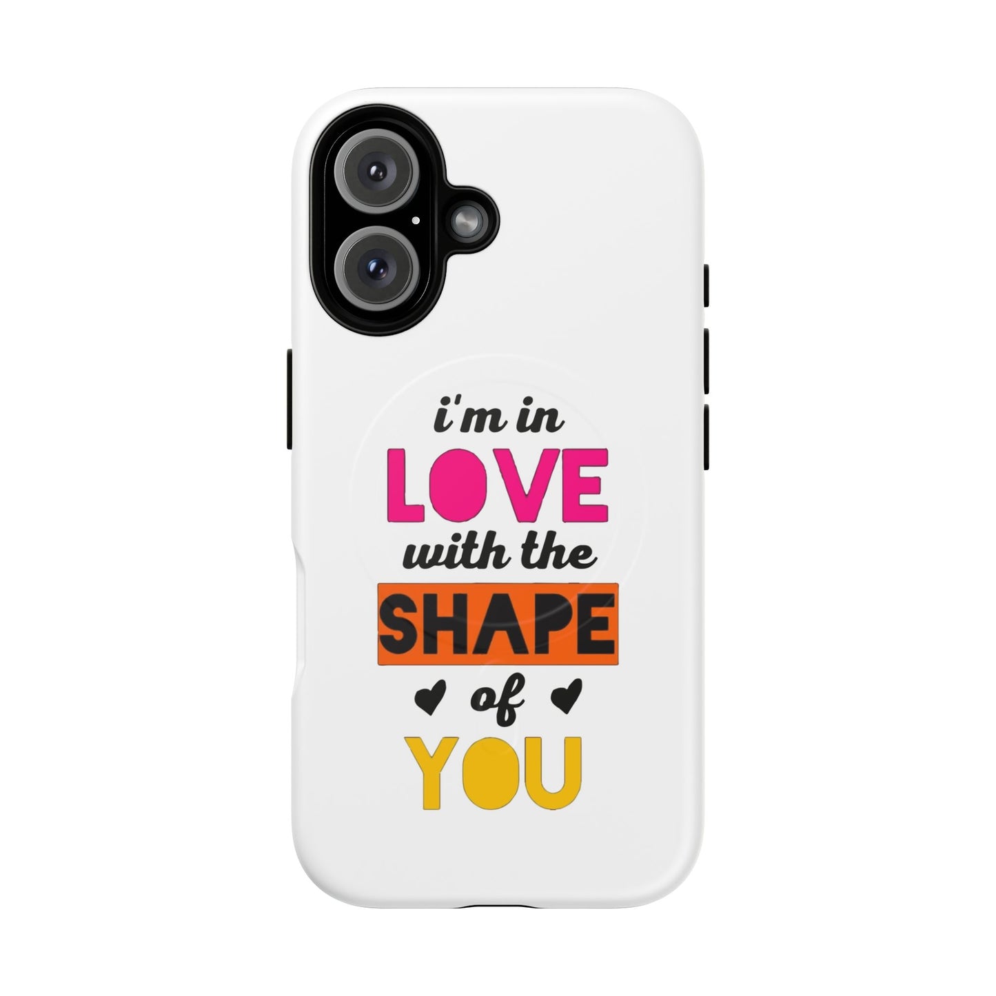Orange Divide Symbol Tough Magnetic case