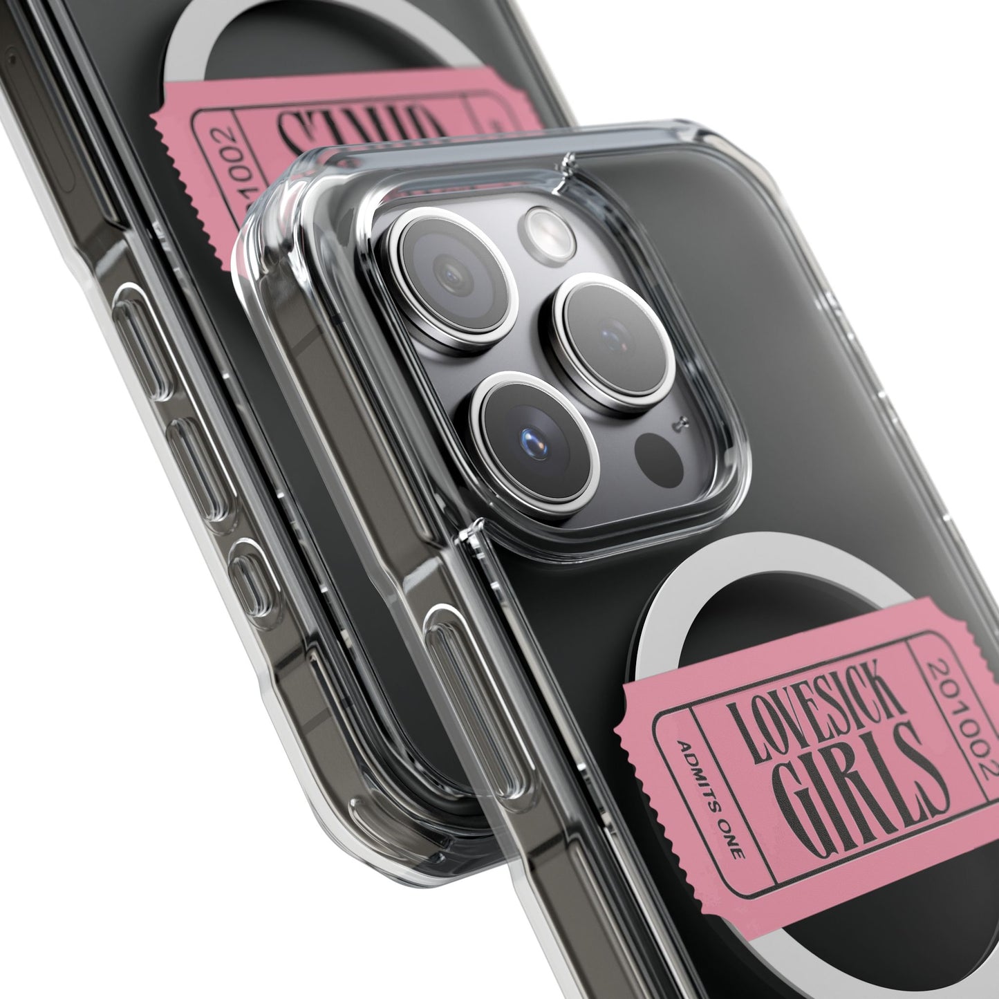 Lovesick Girls Ticket - Magnetic Clear Impact Case