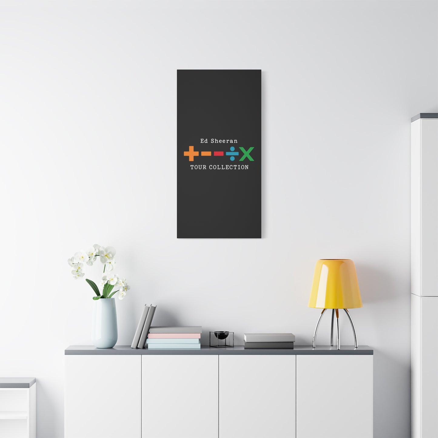 Matte Stretched Canvas, 1.25" Depth – Ed Sheeran Black Edition