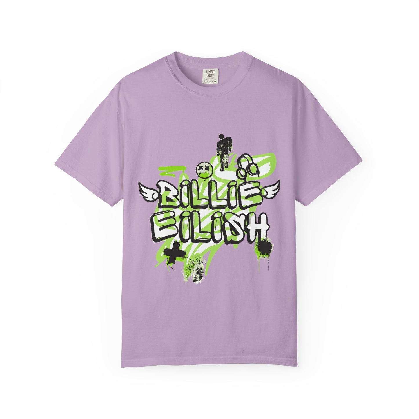 Grunge Angel Graffiti Unisex Dyed T-shirt