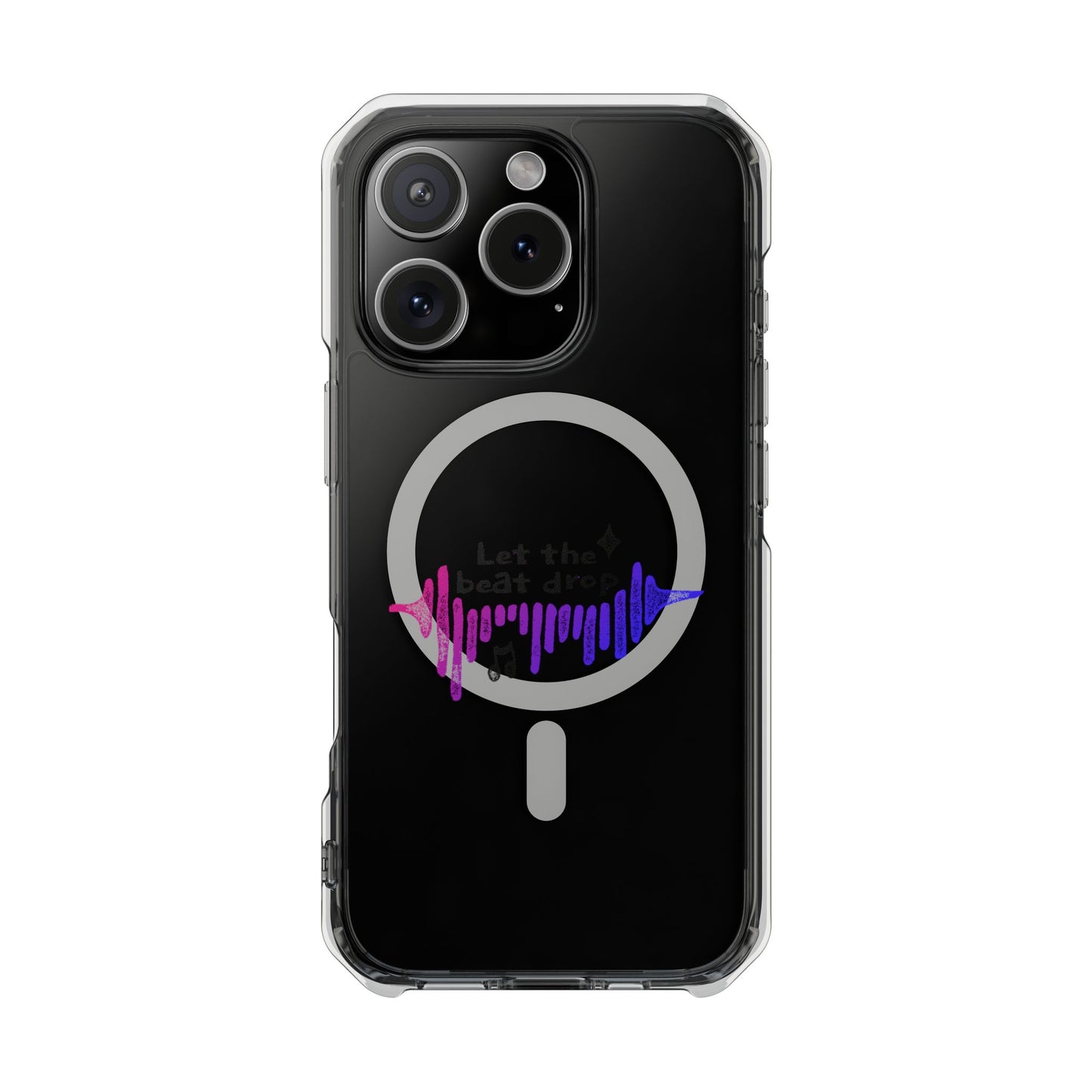 Bold Beats Visualizer Magnetic clear Impact Case