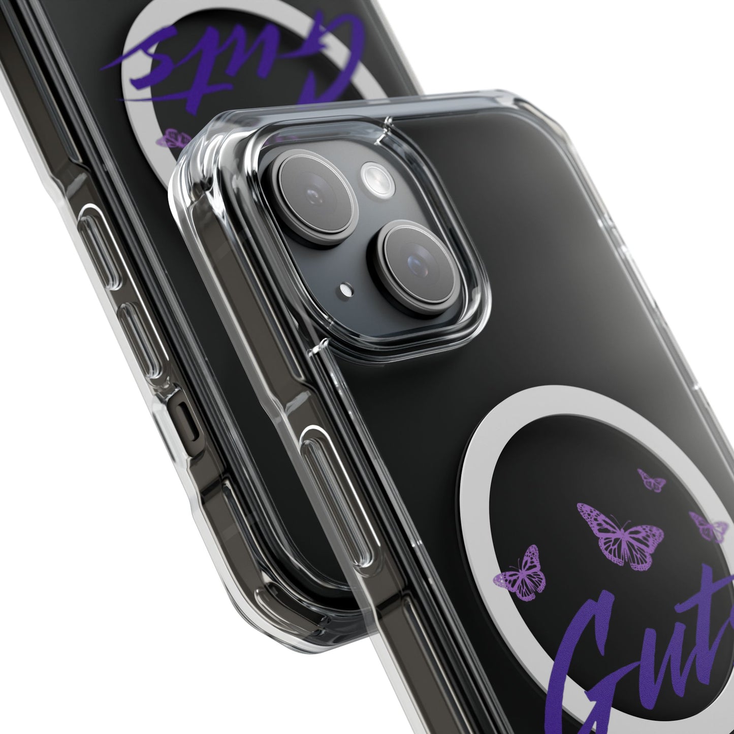 Guts & Butterflies Magnetic Clear Impact Case