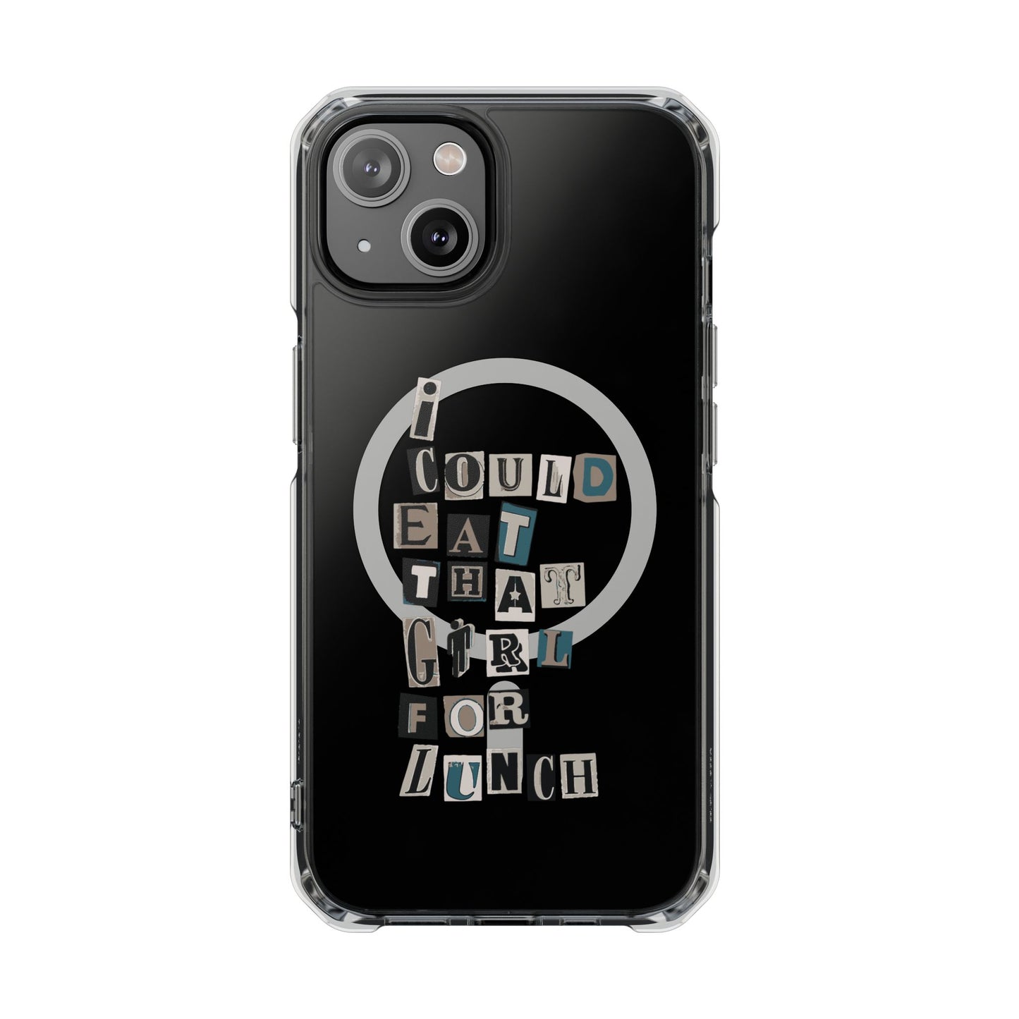 Mixed Message Collage Magnetic Clear Impact Case