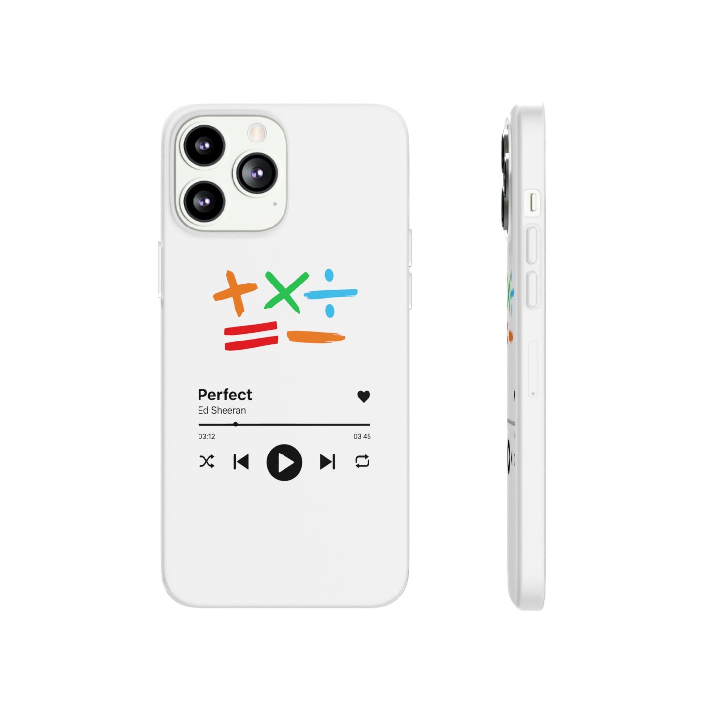 Flexi Case – Ed Sheeran Music Design (iPhone X–16 Pro Max)