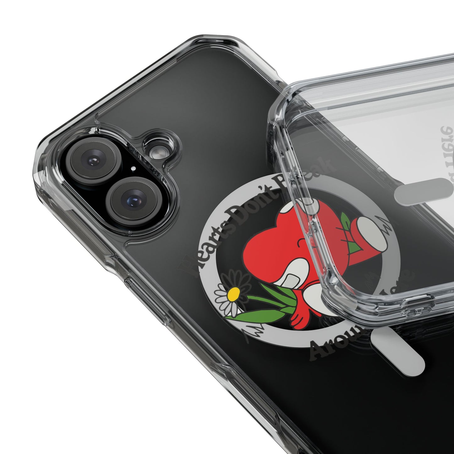 Abstract Guitar Sketch Magnetic Clear Impact Case
