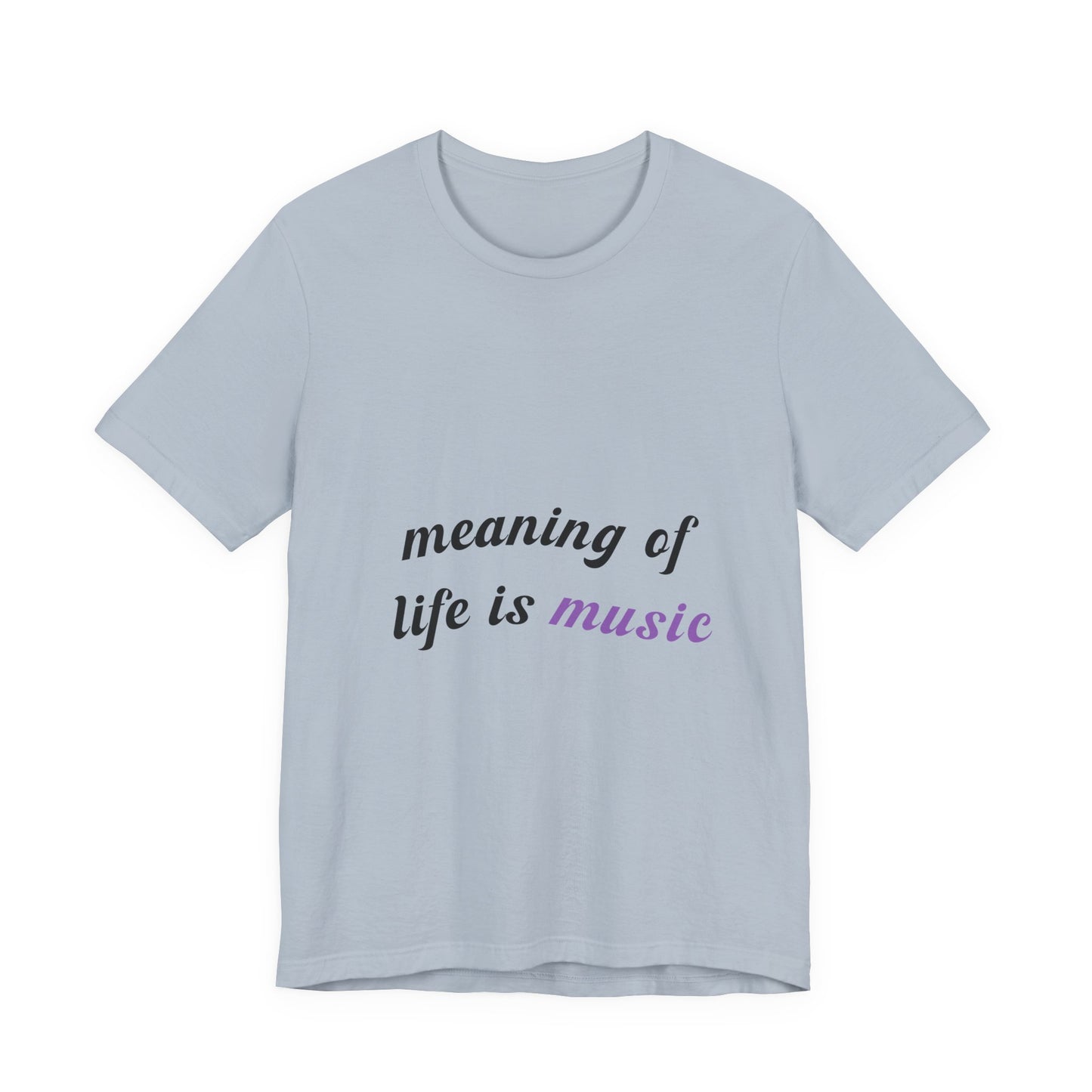 Feel the Music Vibe Unisex Jersey short sleeve tee