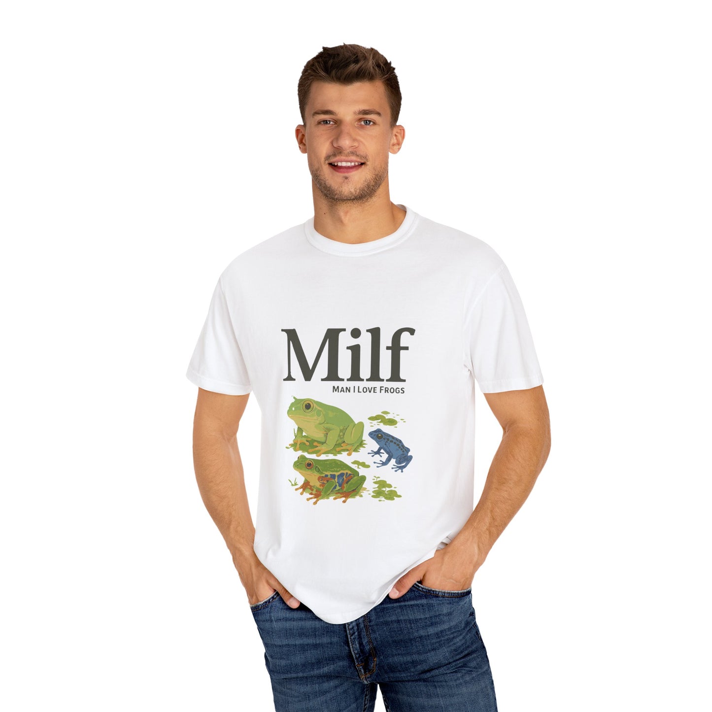 Unisex Garment-Dyed T-shirt – Snazzy Funny Milf Edition