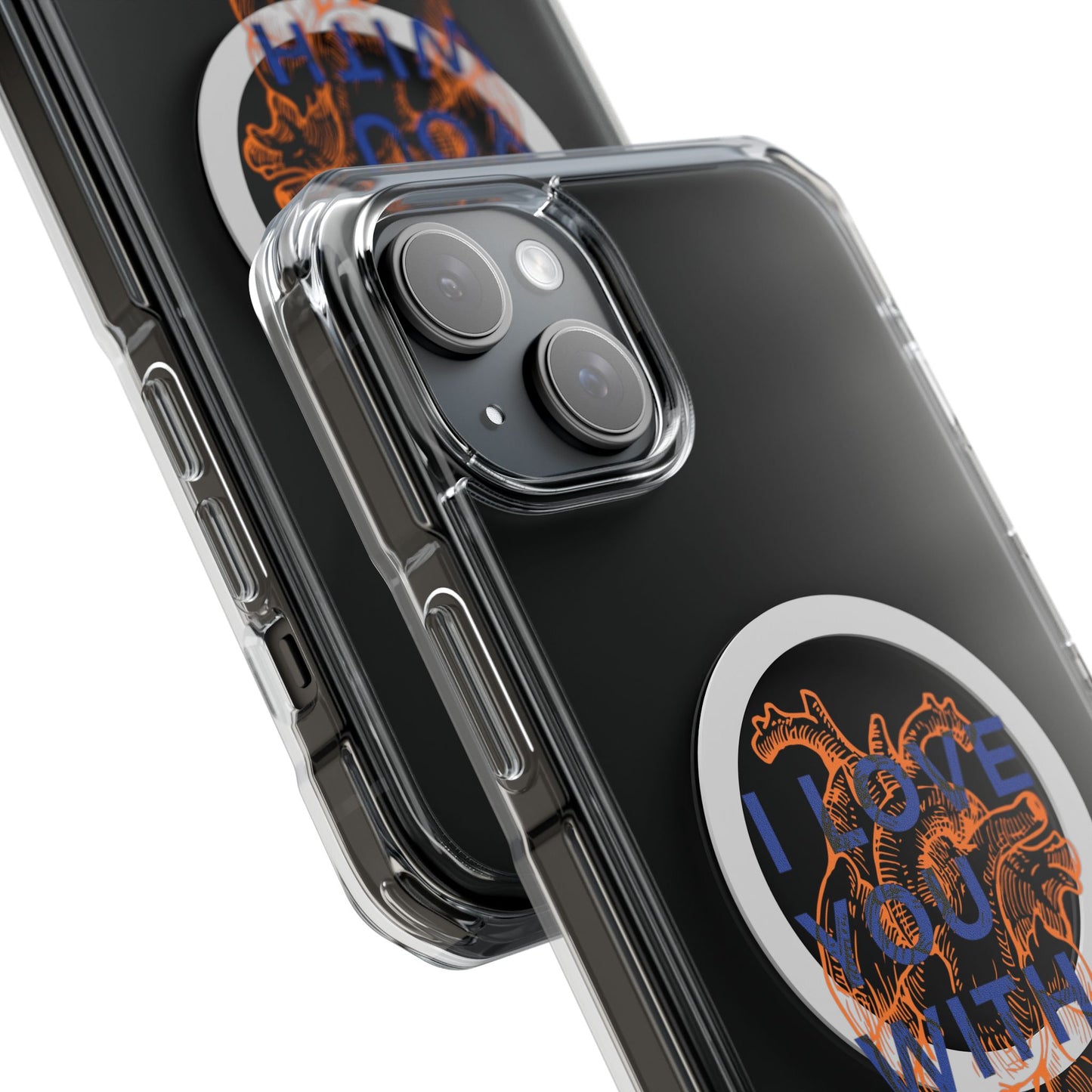 All My Heart Anatomical Art Magnetic Clear Impact case