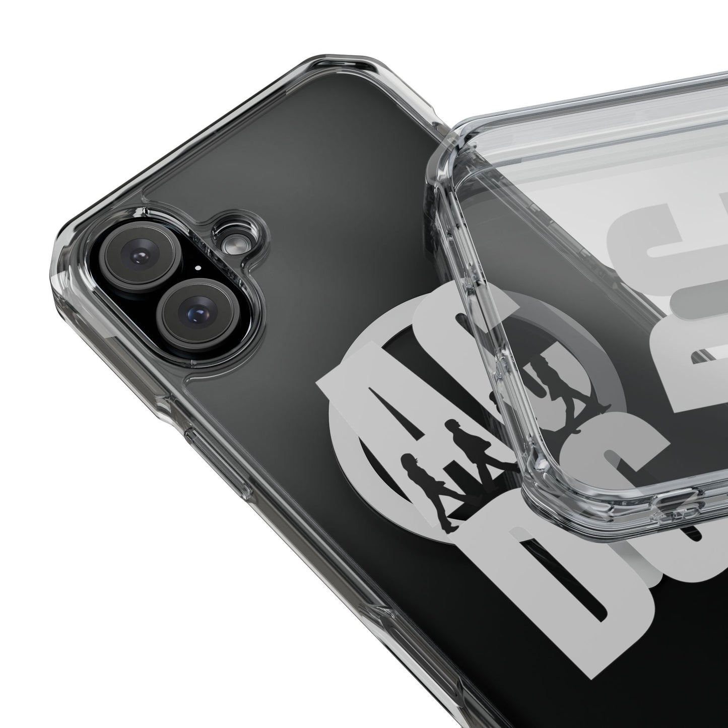 Retro Walk Rock Magnetic Clear Impact case