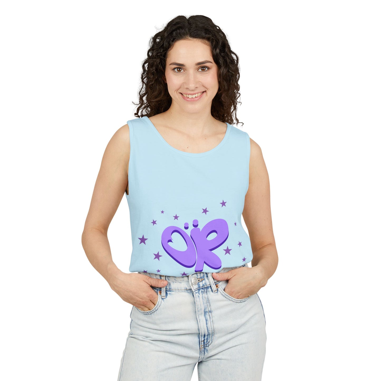 OR Graffiti Starburst-Dyed Tank Top