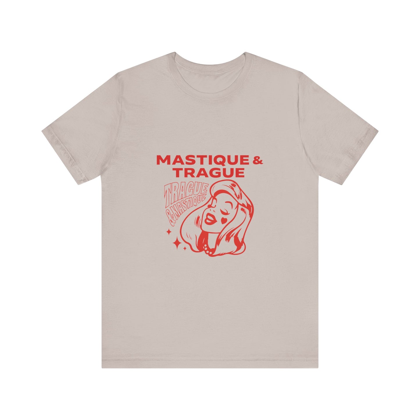 Fierce Femme in Red Unisex jersey short sleeve tee