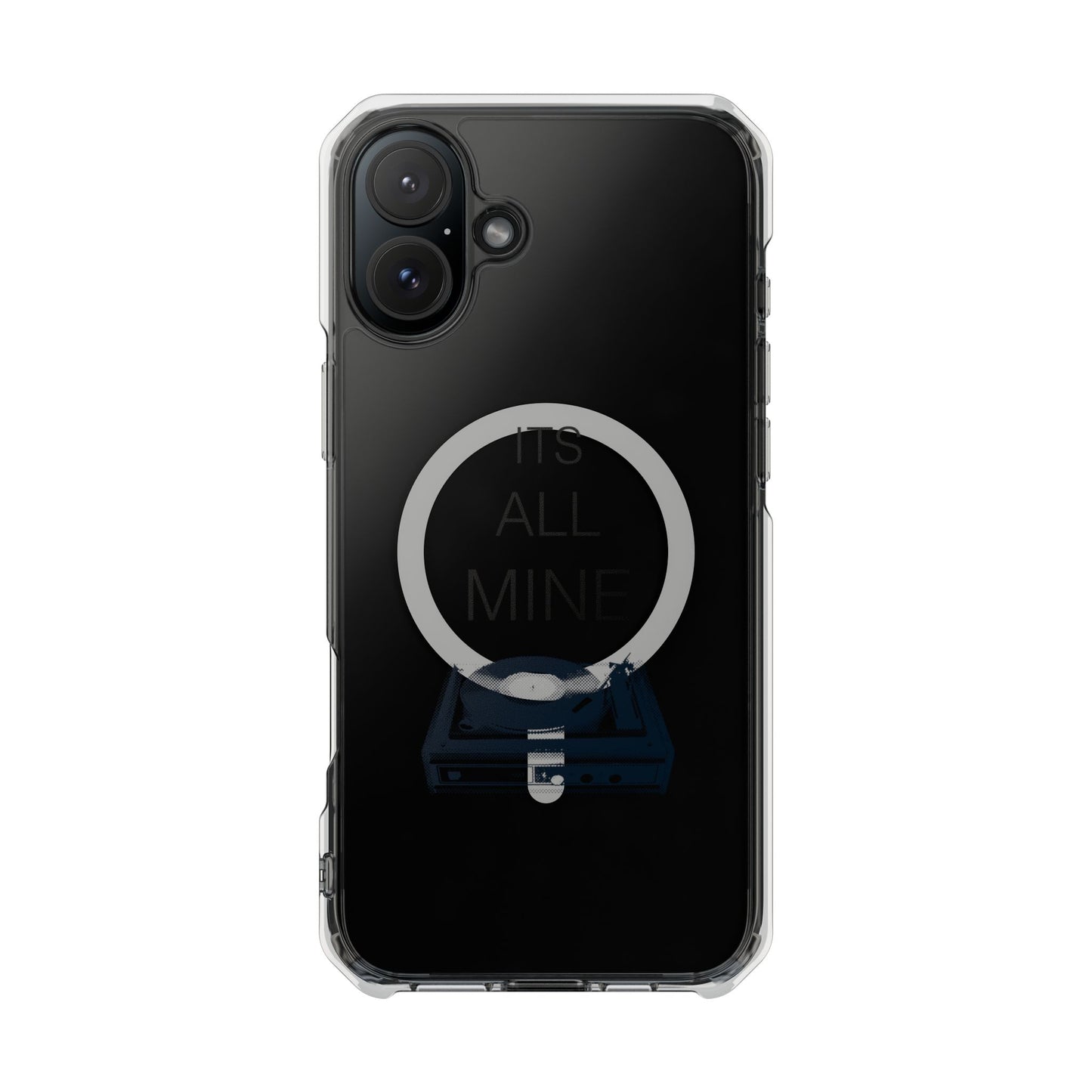 Spin It Retro Magnetic clear Impact Case