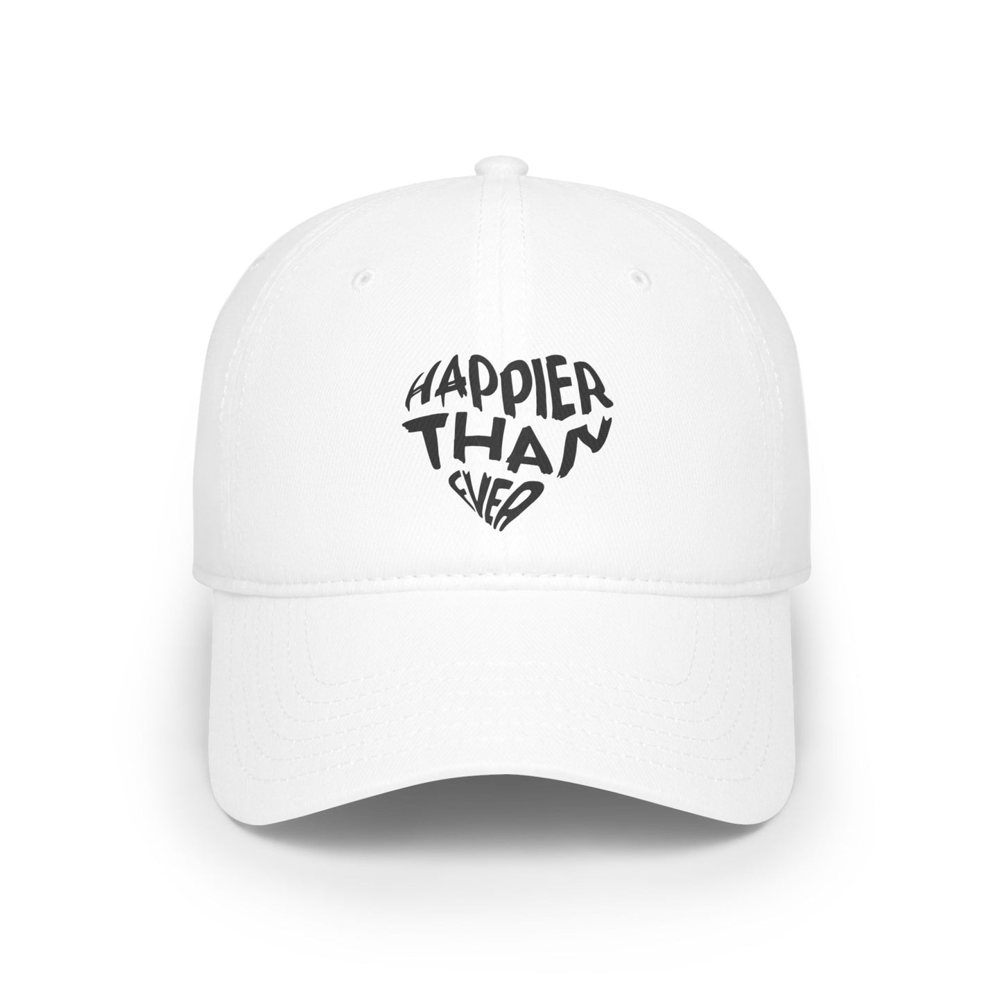 Happier Heart Lettering Baseball Cap