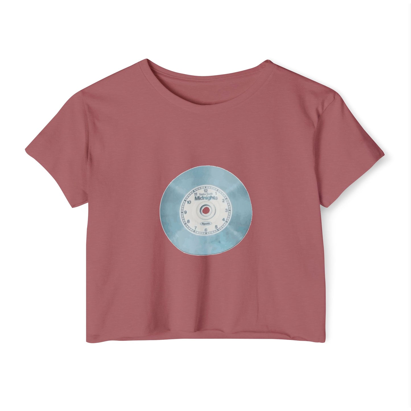 Midnight Vinyl Vibes Women's Festival Crop Top