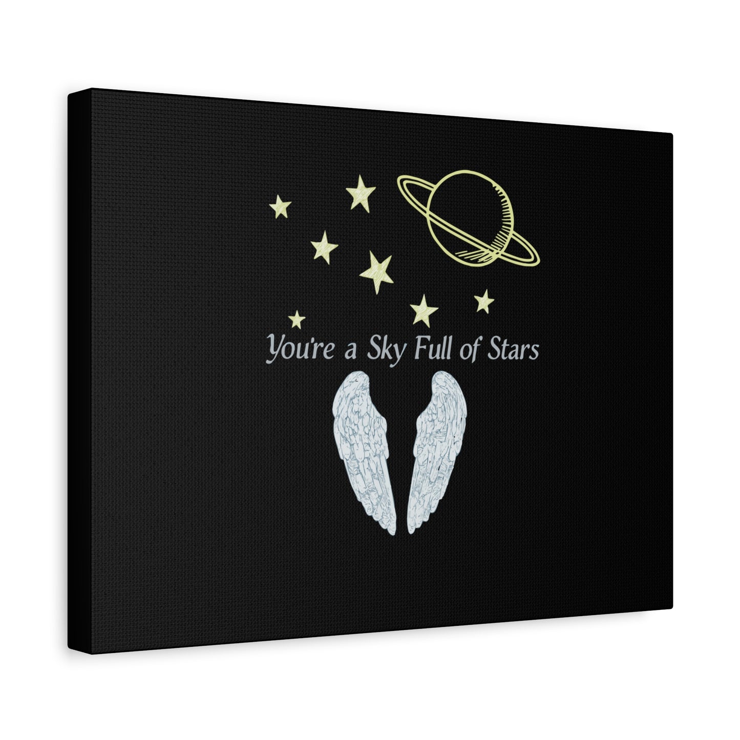 Starry Sky Wings Canvas